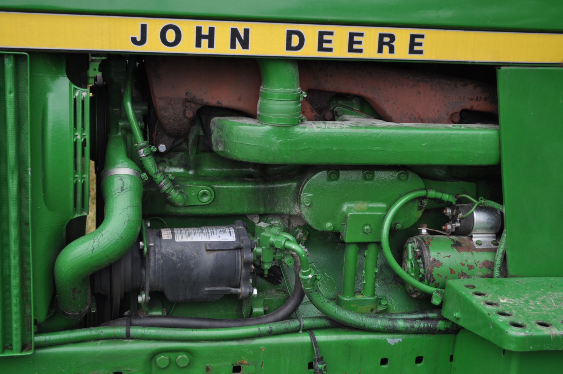 John Deere 4230 tractor, diesel, 18.4-34 hub duals, 10.00-16 front, CHA, Quad range, 2 hyd - Image 10 of 23