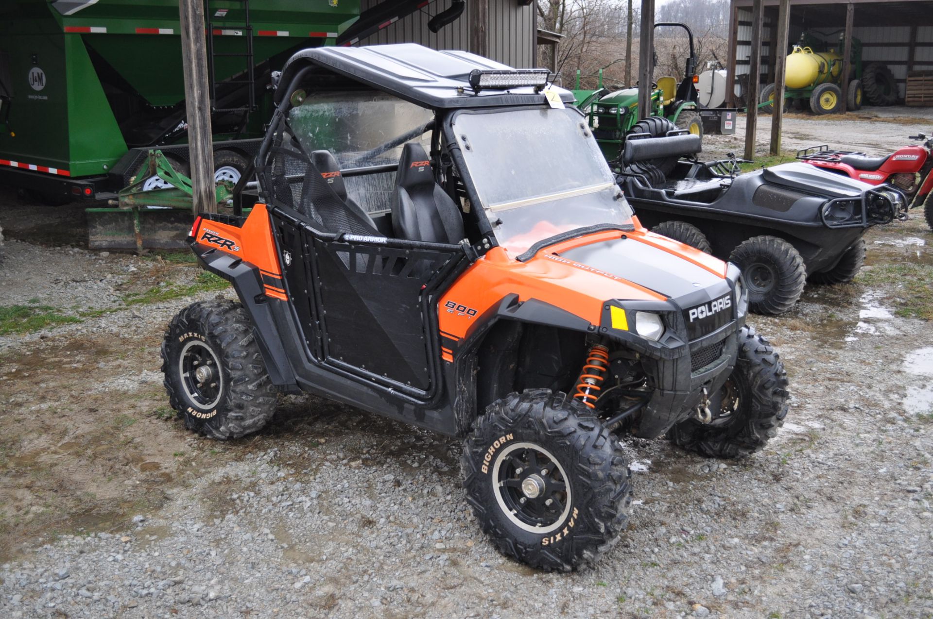 2010 Polaris Ranger RZR, 800 EFI, AT26 x 12 R 12 rear, AT26 x 9 R 12 front, half doors, 102 hrs, 899 - Image 4 of 9