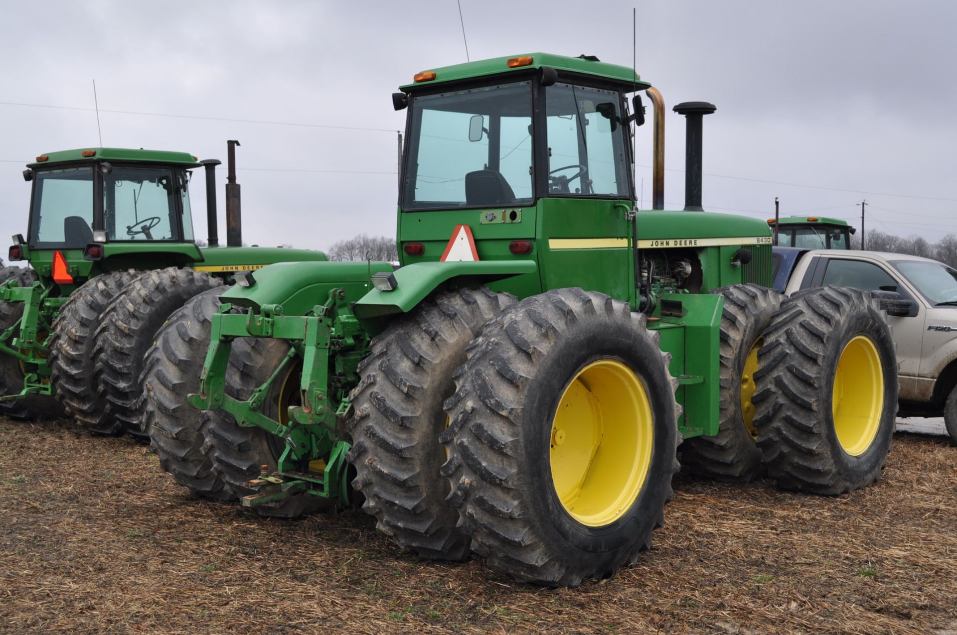 John Deere 8430 tractor, 4WD, diesel, 20.8-34 duals, CHA, Quad range, 3 hyd remotes, 1000 pto, 3 pt, - Image 3 of 19