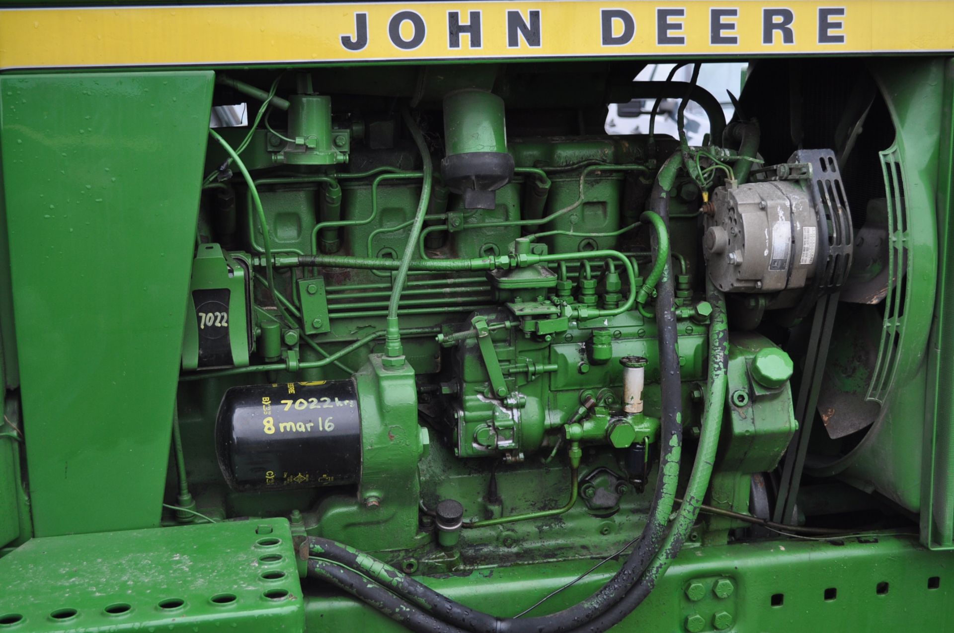 John Deere 4630 tractor, diesel, 20.8-38 hub duals, 14L-16 front, CHA, Quad range, 2 hyd remotes, - Image 14 of 22