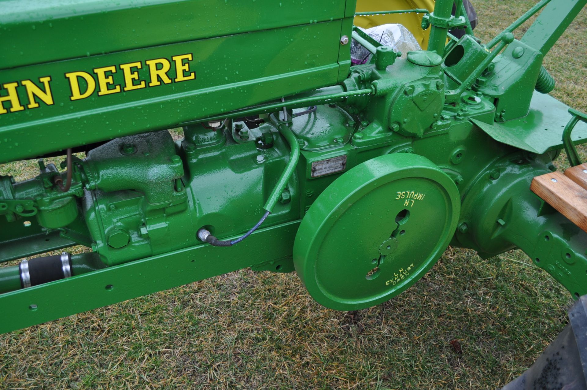 John Deere H tractor, NEW 9.5-32 rear, narrow front, 540 pto, SN H-7475 - Image 11 of 12