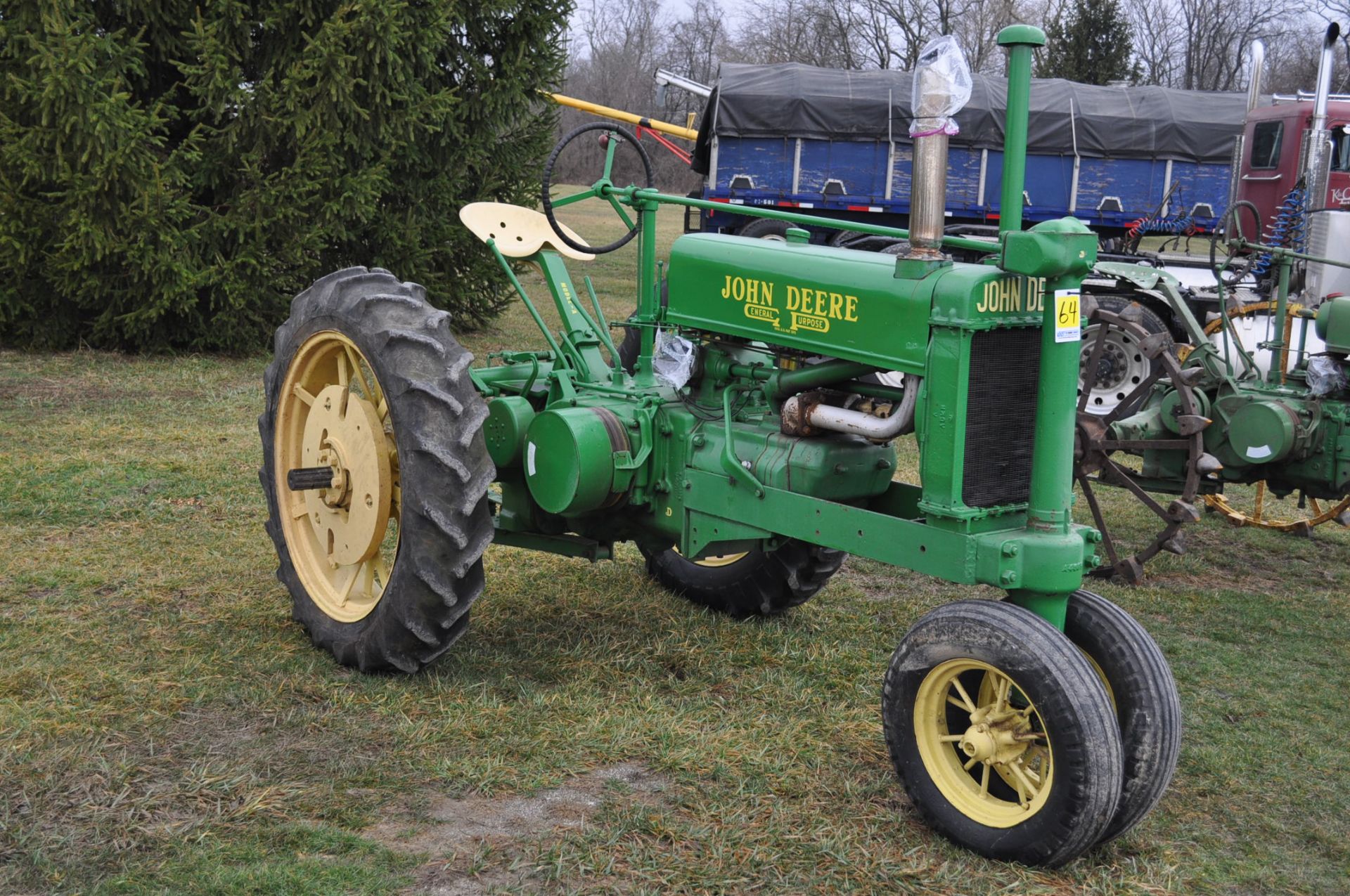 1937 John Deere Unstyled A, 11-36 tires, narrow front, 540 pto, SN 457396 - Image 4 of 12