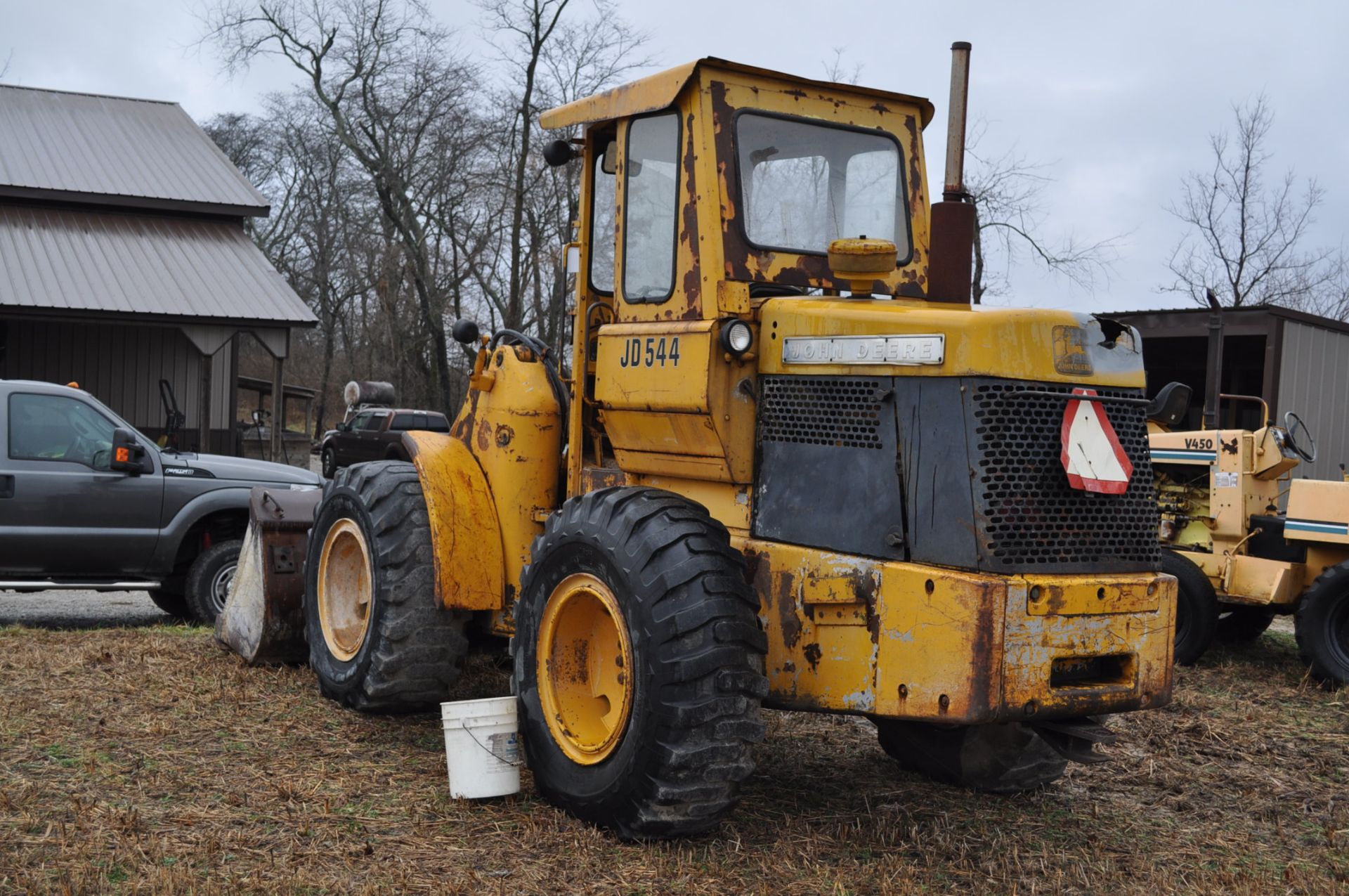 John Deere 544 Payloader, 17.5-25 tires, shows 1074 hrs, SN 0767621 - Image 2 of 16