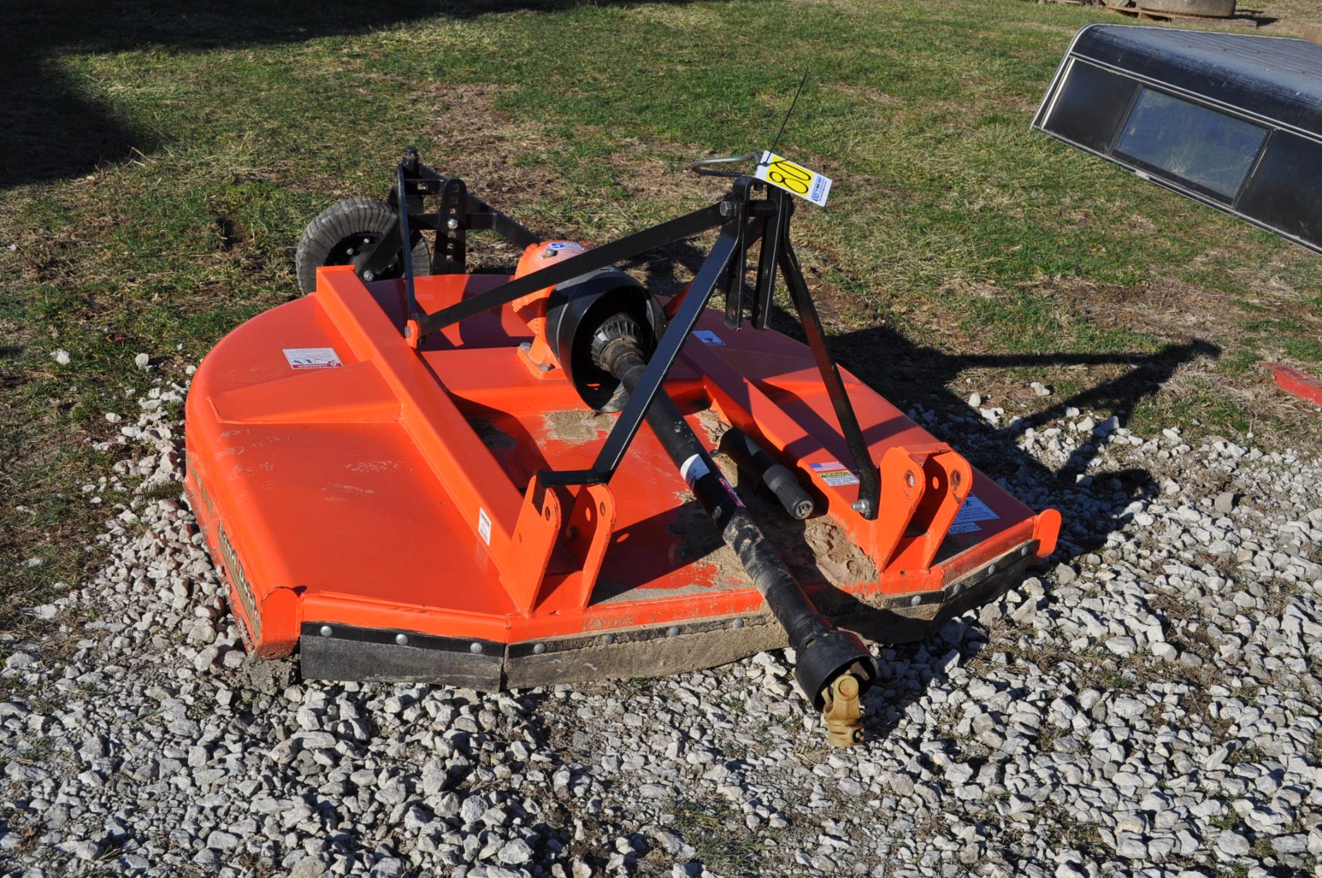 5 1/2' Landpride rotary mower, 3 pt, 540 PTO, tail wheel, SN 655768 - Image 2 of 6