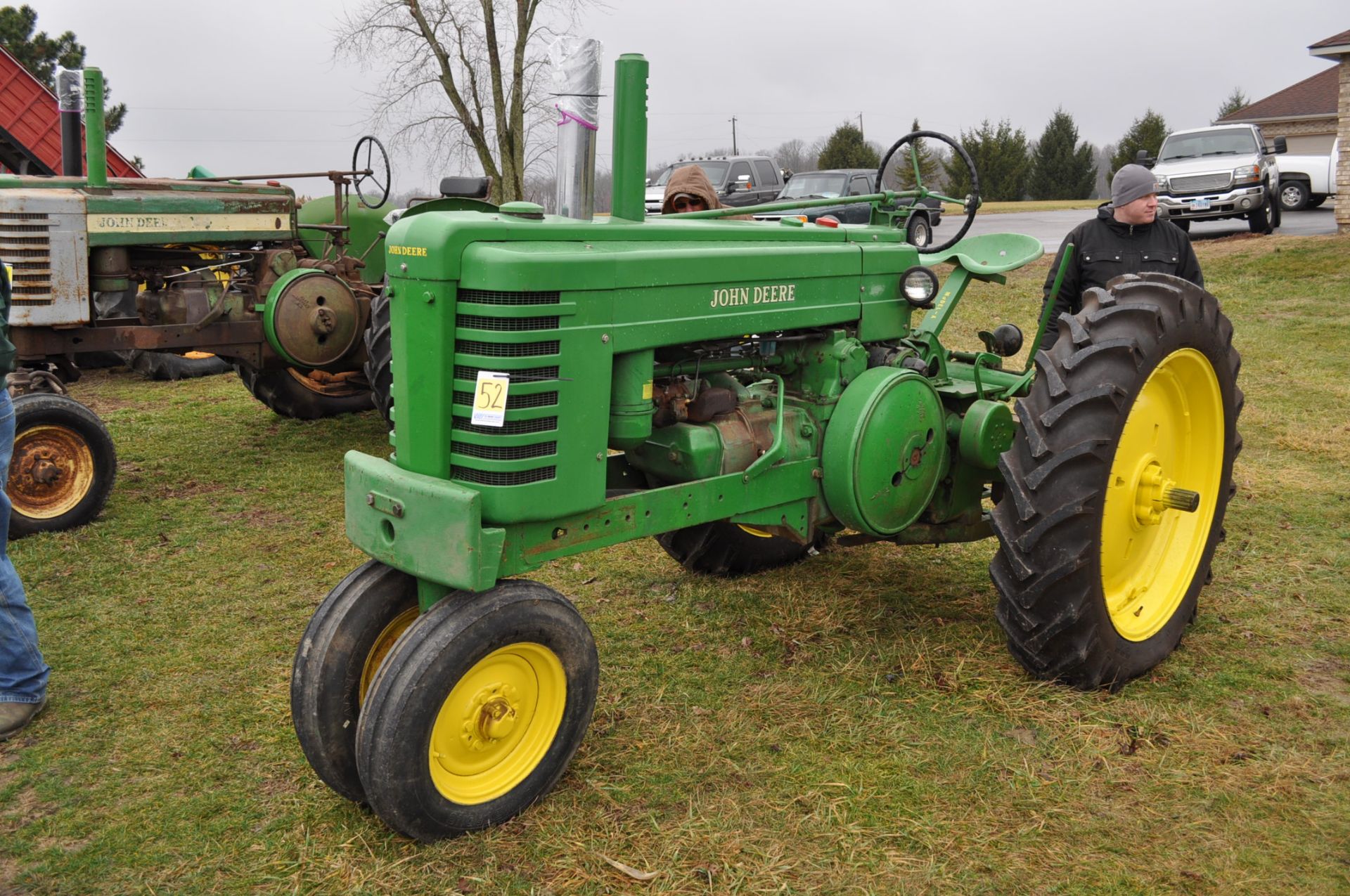 1942 John Deere Styled A, New 12.4-38 rear tires, narrow front, 540 pto