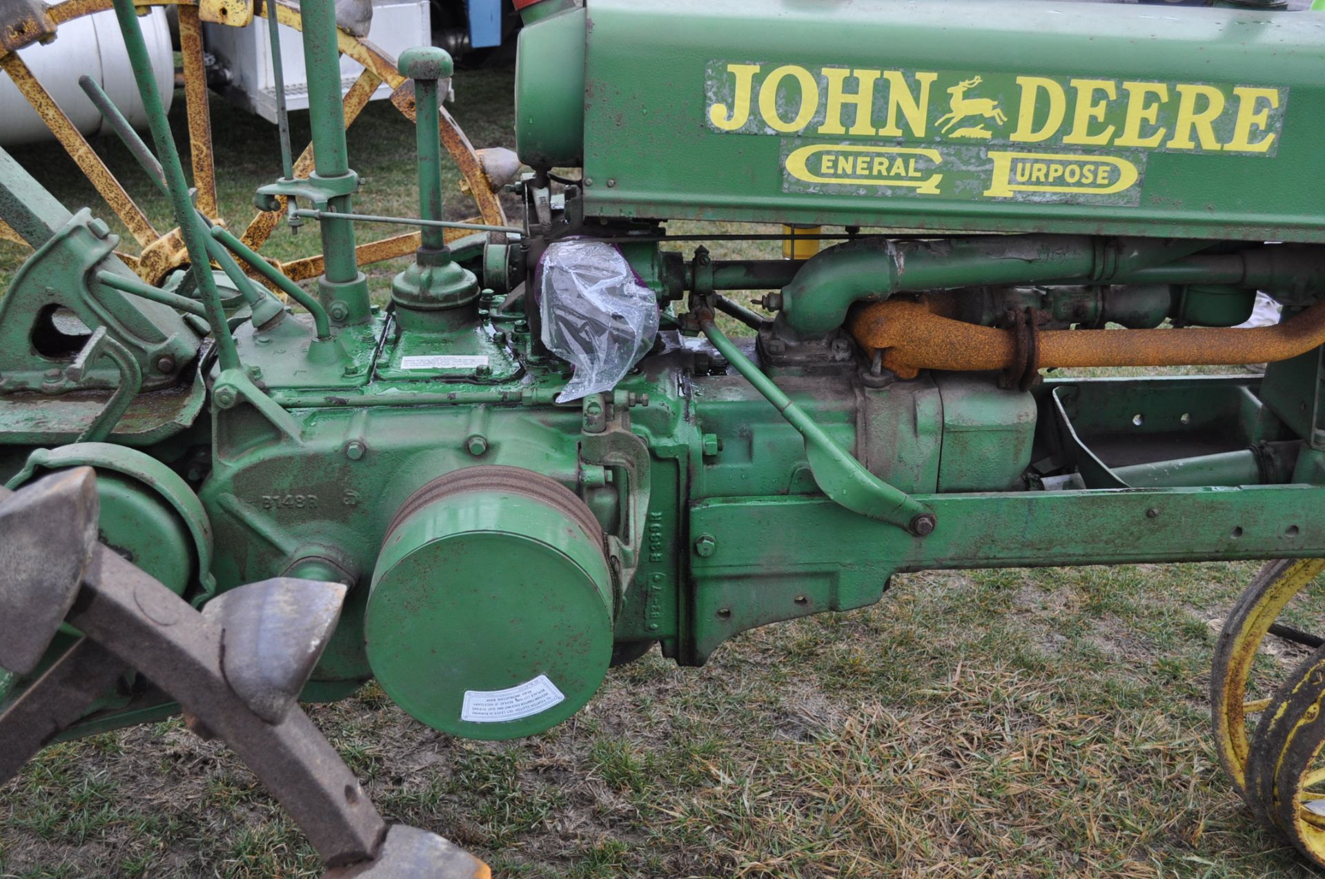 1937 John Deere Unstyled B, steel wheels, narrow front, SN B-34364 - Image 10 of 11