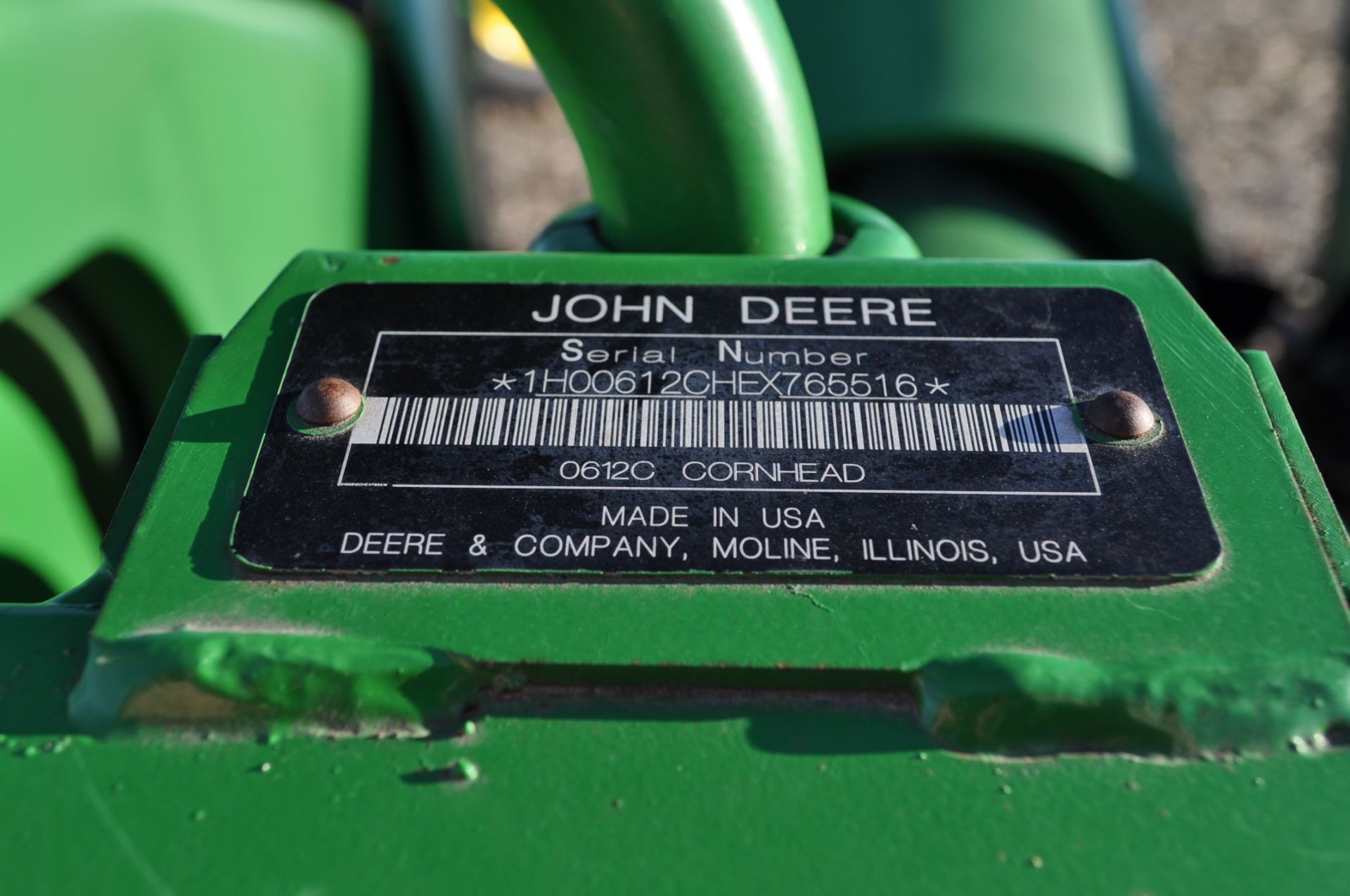 2014 John Deere 612C Poly corn head, hyd deck plates, knife rolls, Row Sense feeler, 1 set of - Image 5 of 26