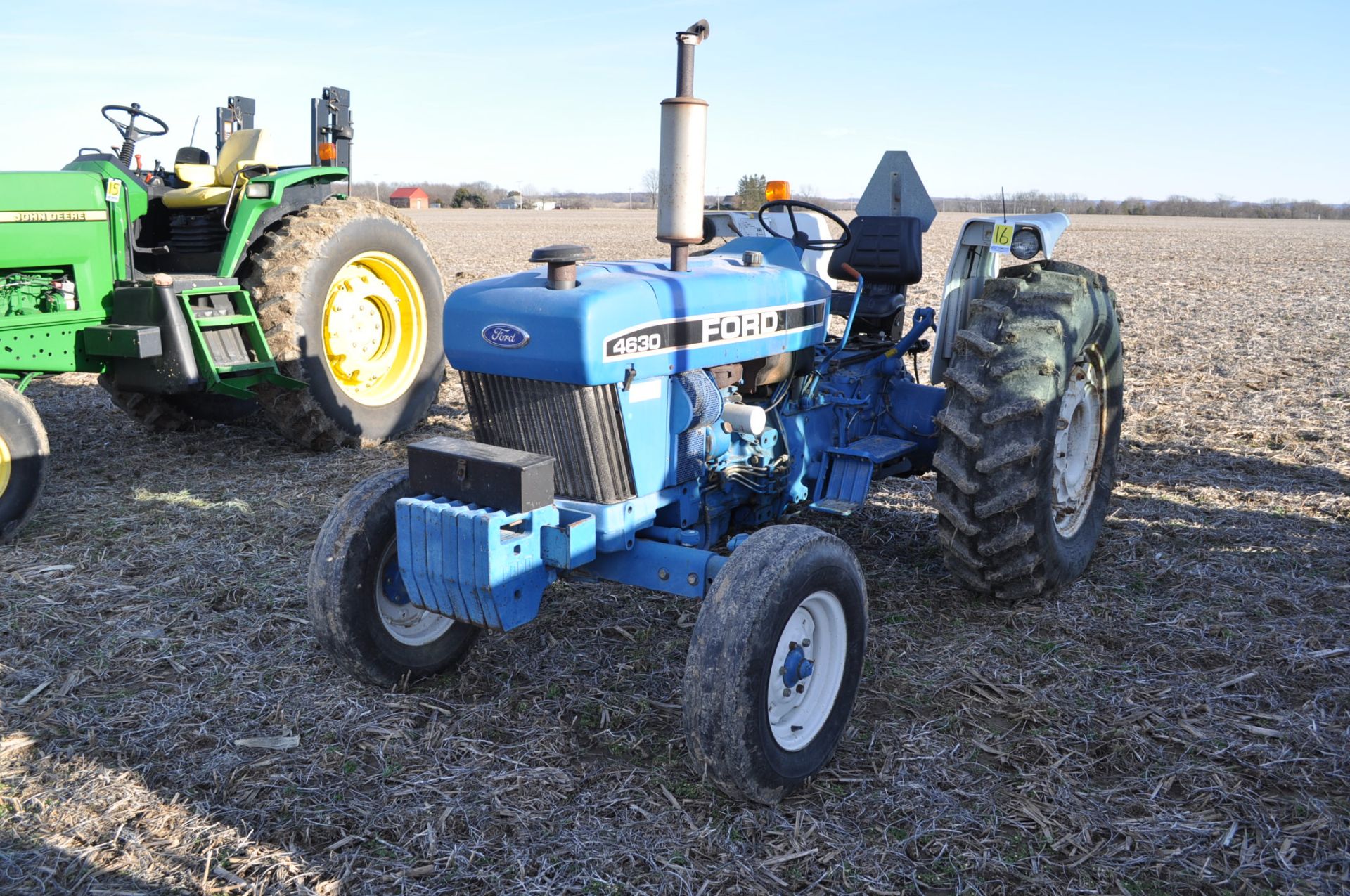 Ford 4630 Diesel Tractor, 16.9-30 rear tires, 7.5-16 front tires, 540 pto, 2 hyd remotes 3 pt, 6