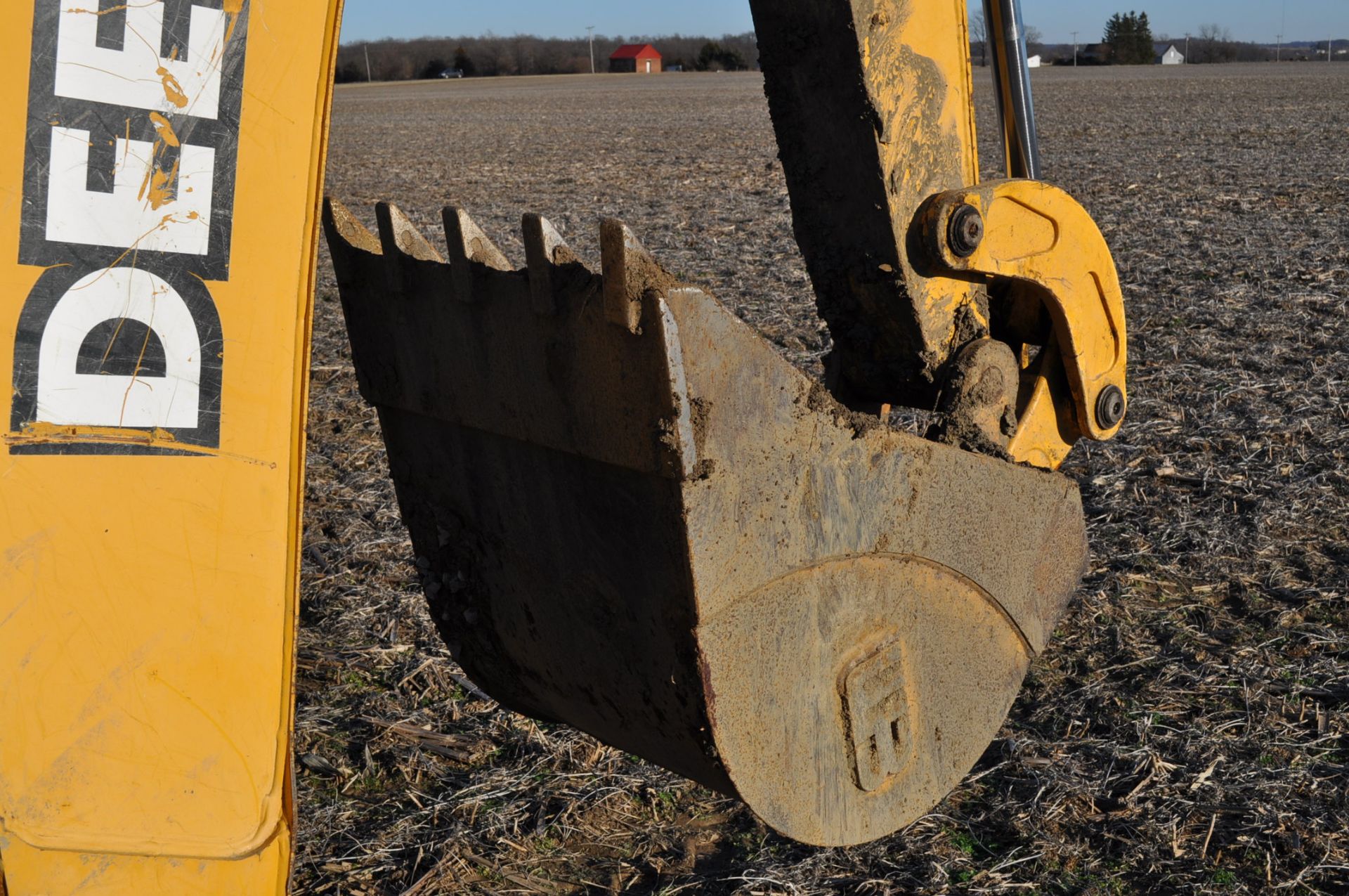 John Deere 310SE Backhoe, 4X4, Cab, heat, rubber and steel outriggers, sells with 24 inch WB Bucket, - Image 13 of 22