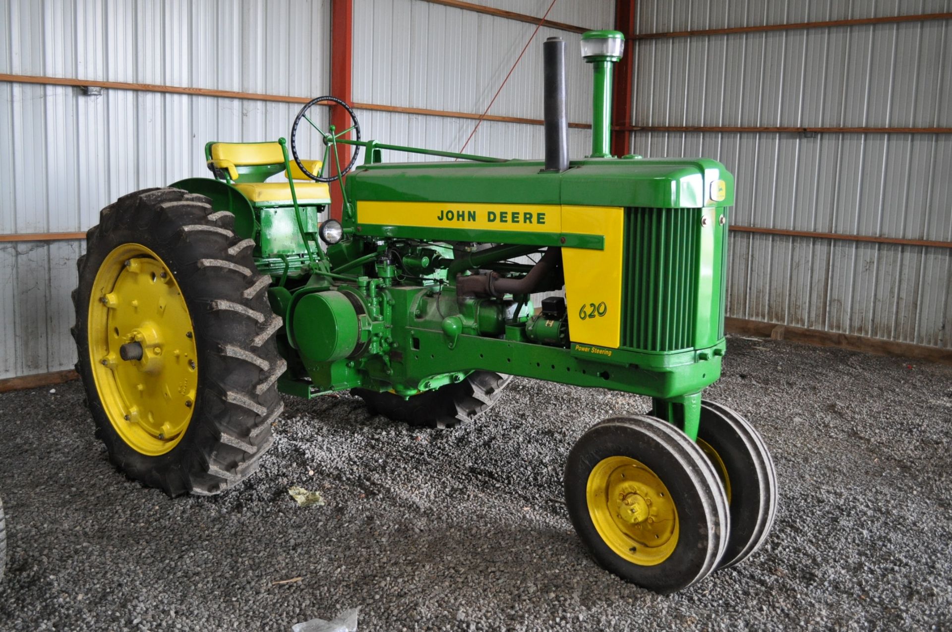 John Deere 620 Tractor, power steering, 3 pt with missing top link and lower arms, Pto, 1 hyd - Image 11 of 12