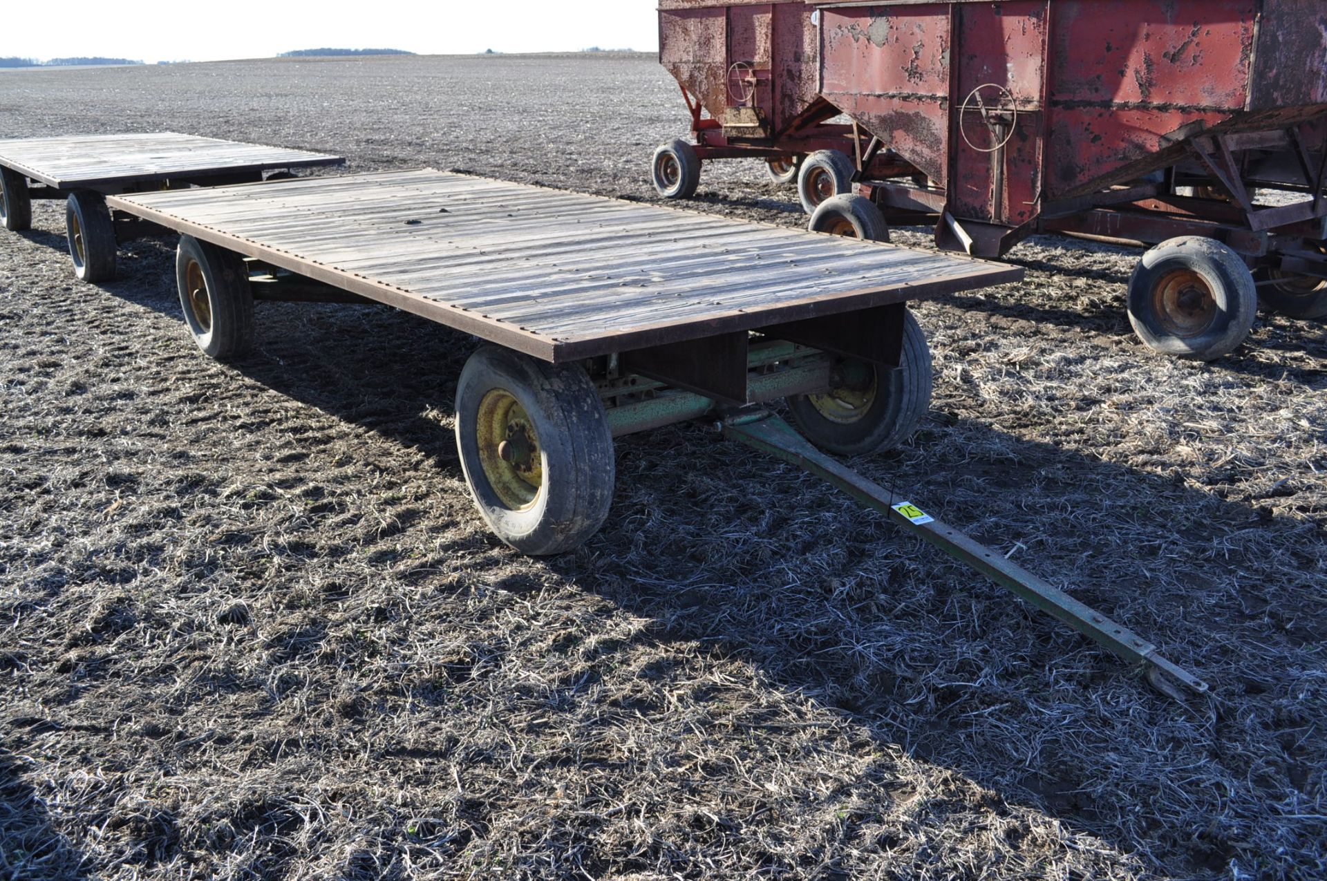 16' flat rack wagon with John Deere gear