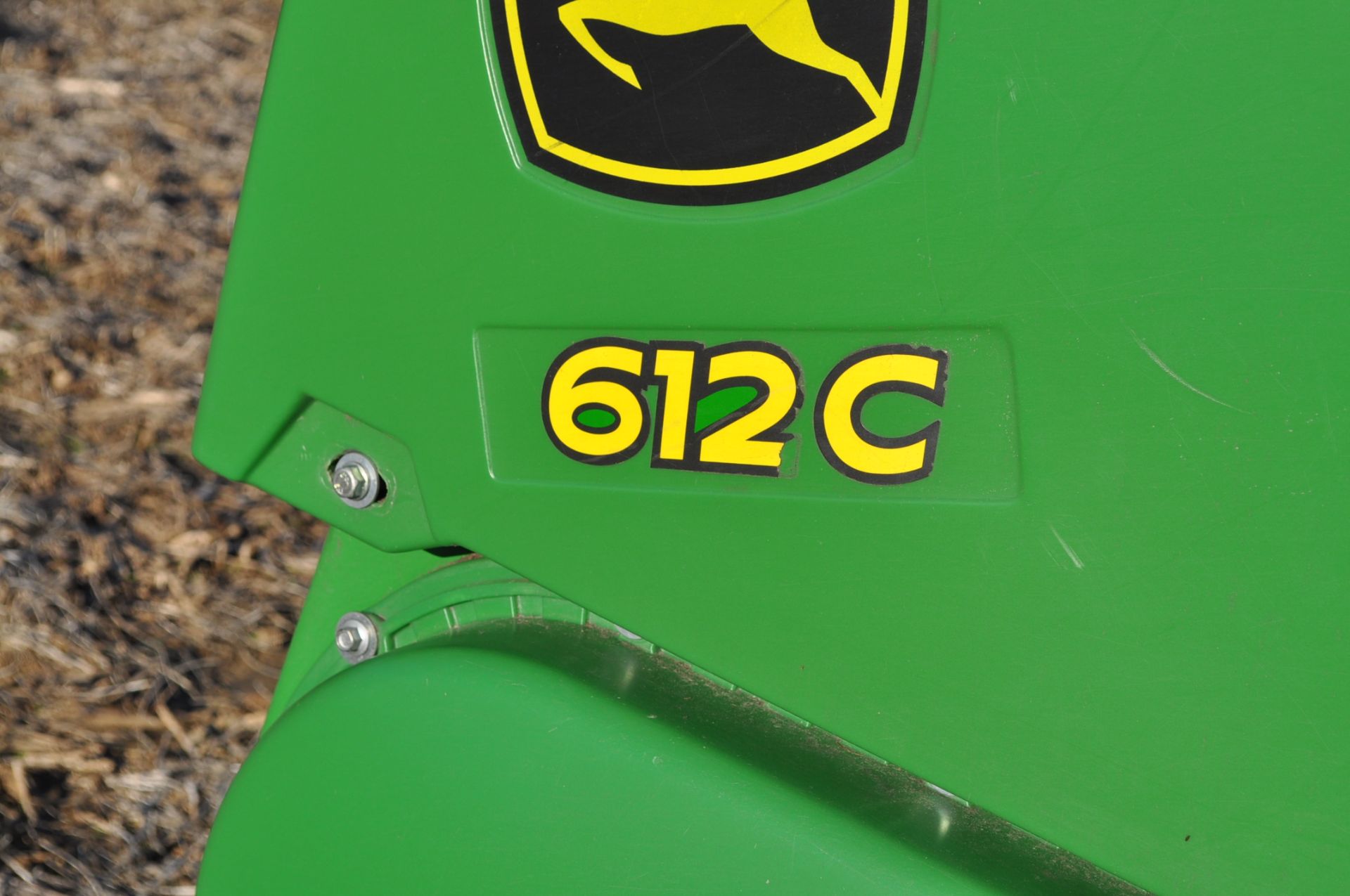 2014 John Deere 612C Poly corn head, hyd deck plates, knife rolls, Row Sense feeler, 1 set of - Image 9 of 26