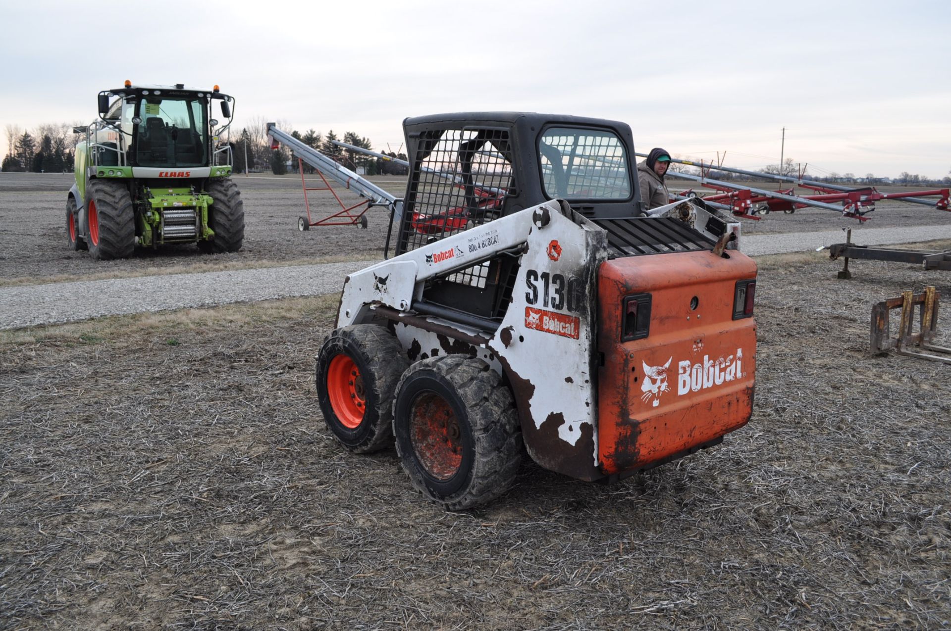 Bobcat S130 skidloader, hand & foot controls, Kubota diesel, 11,362 hrs, SN A3KY35951 - Image 2 of 14