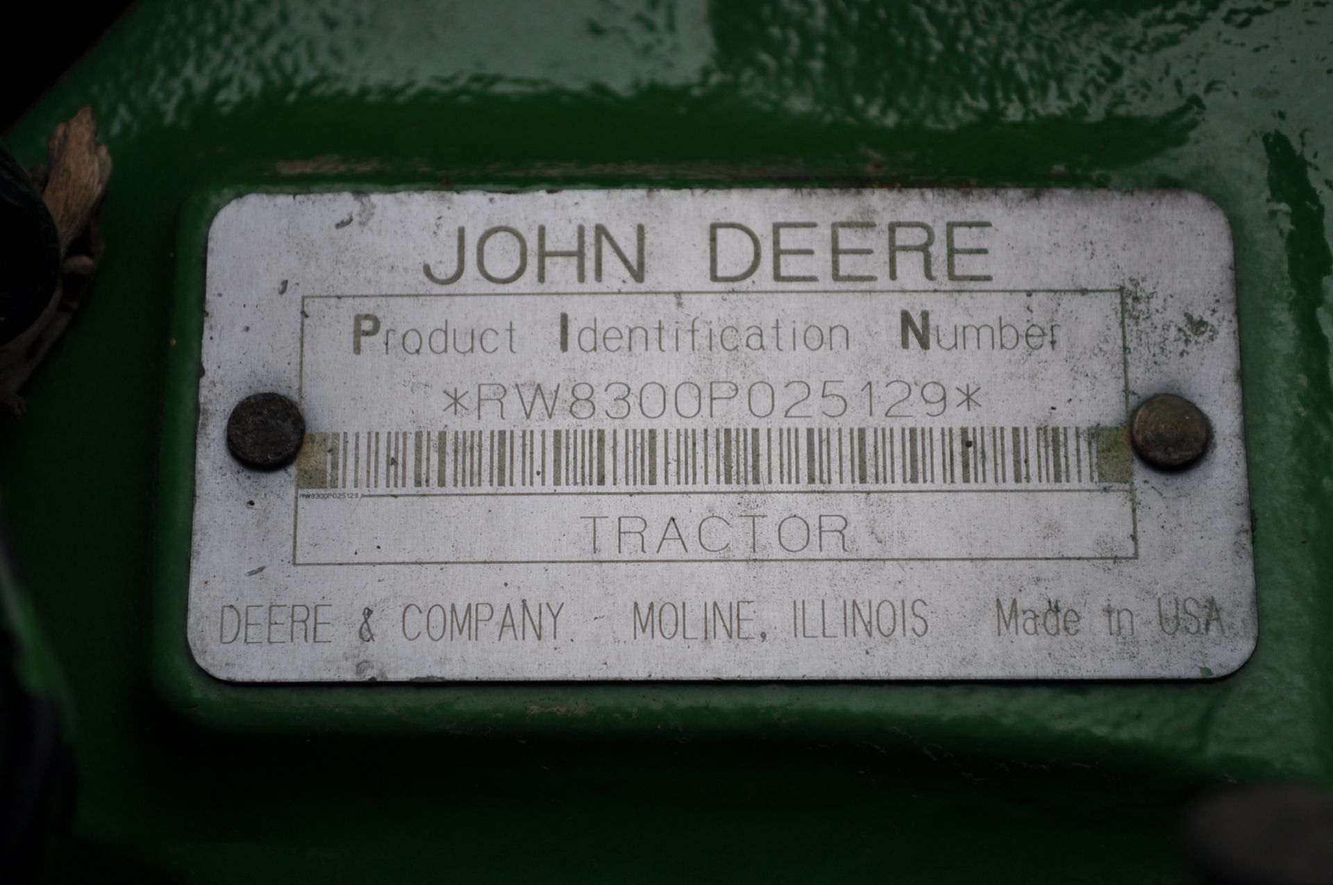 John Deere 8300 tractor, MFWD, 480/80 R 46 duals, 380/85 R 34 front, fenders, front wts, 4 hyd - Image 10 of 21