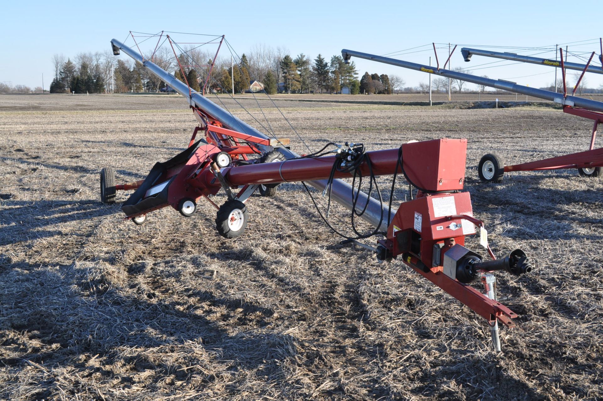 8” x 61’ Mayrath swing-a-way auger, hyd auger mover - Image 2 of 9