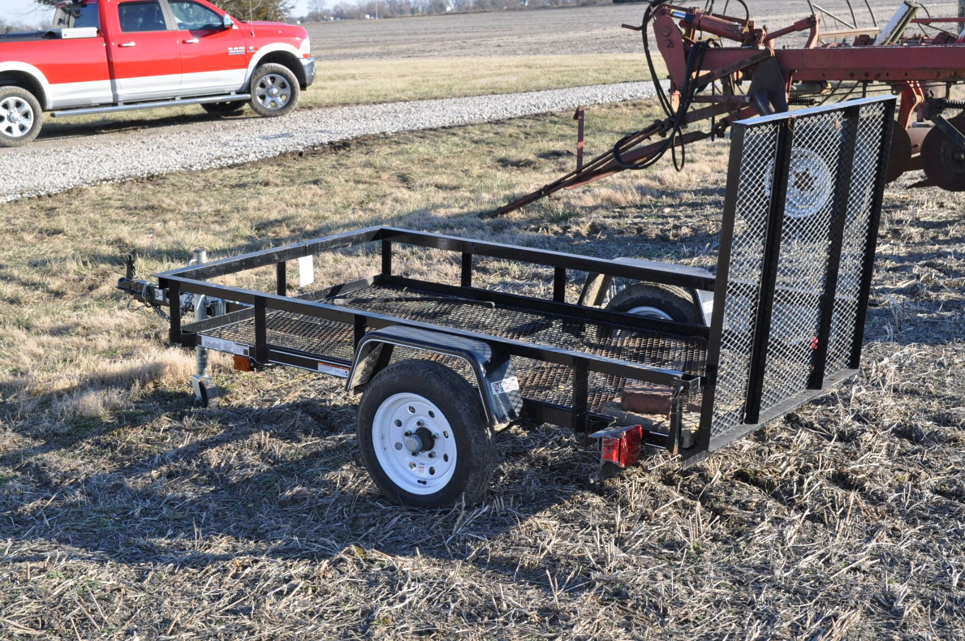 4’ x 7’ single axle utility trailer, NO title - Image 2 of 6