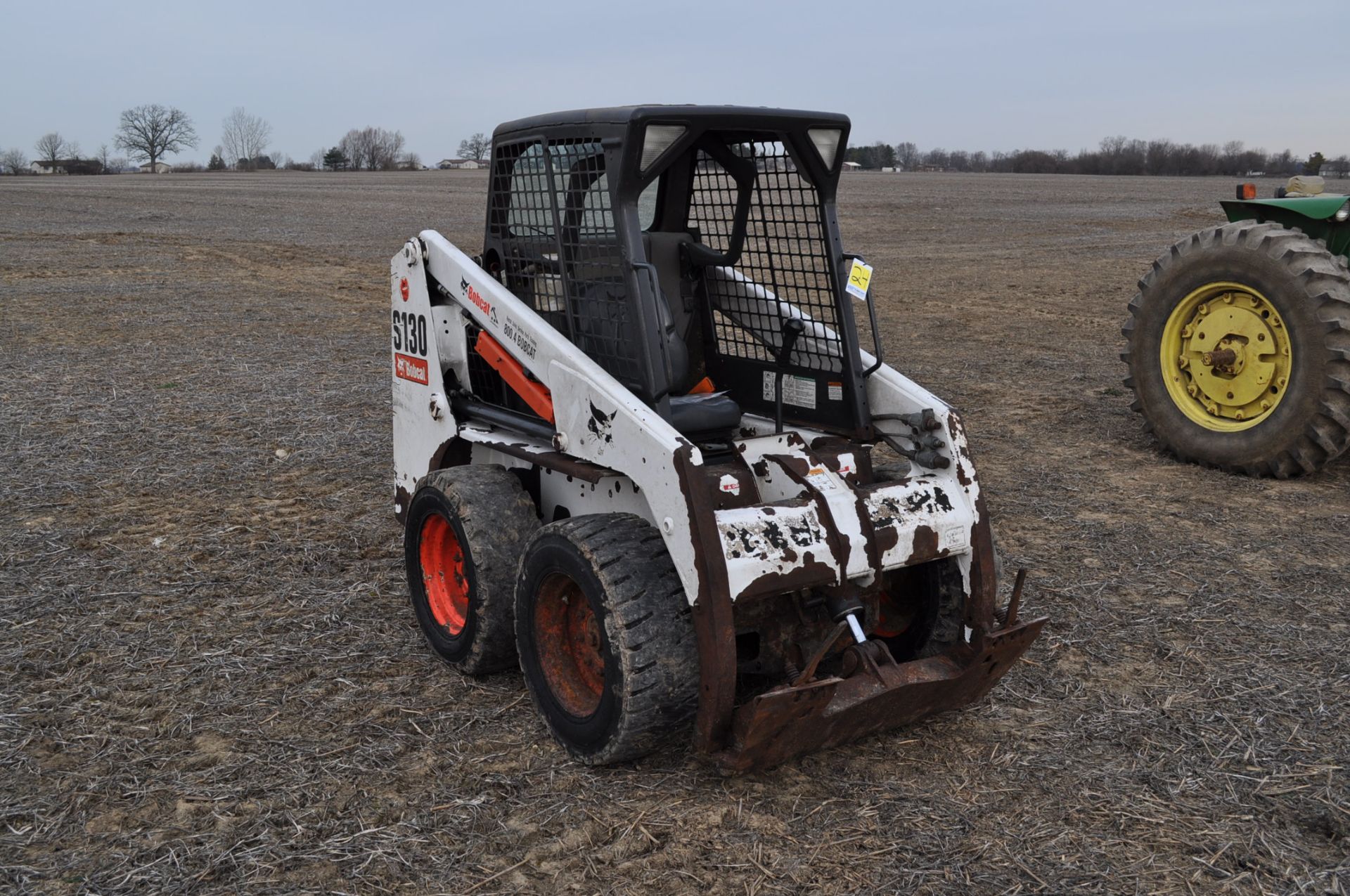 Bobcat S130 skidloader, hand & foot controls, Kubota diesel, 11,362 hrs, SN A3KY35951 - Image 4 of 14