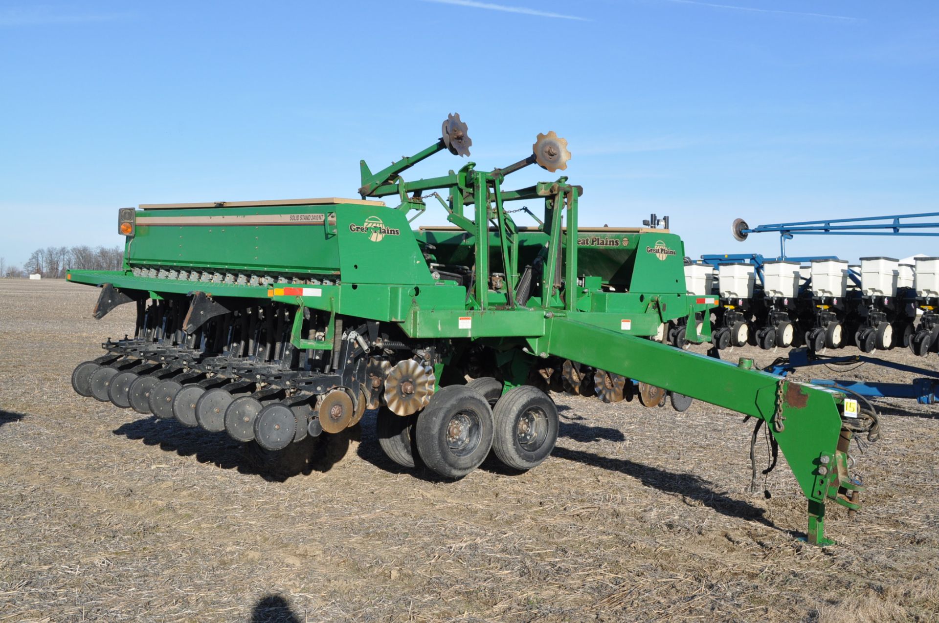 24’ Great Plains Solid Stand 2410NT drill, no-till coulters, seed loc wheel, single rubber press