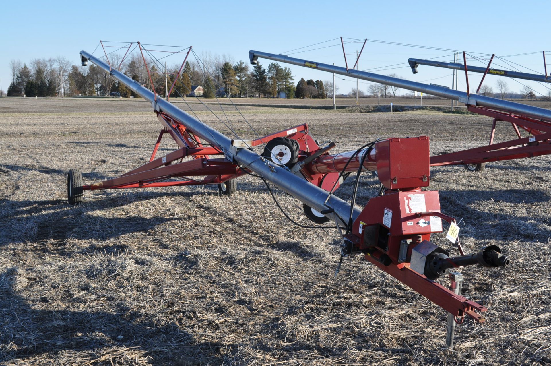 8” x 61’ Mayrath swing-a-way auger, hyd auger mover - Image 2 of 10