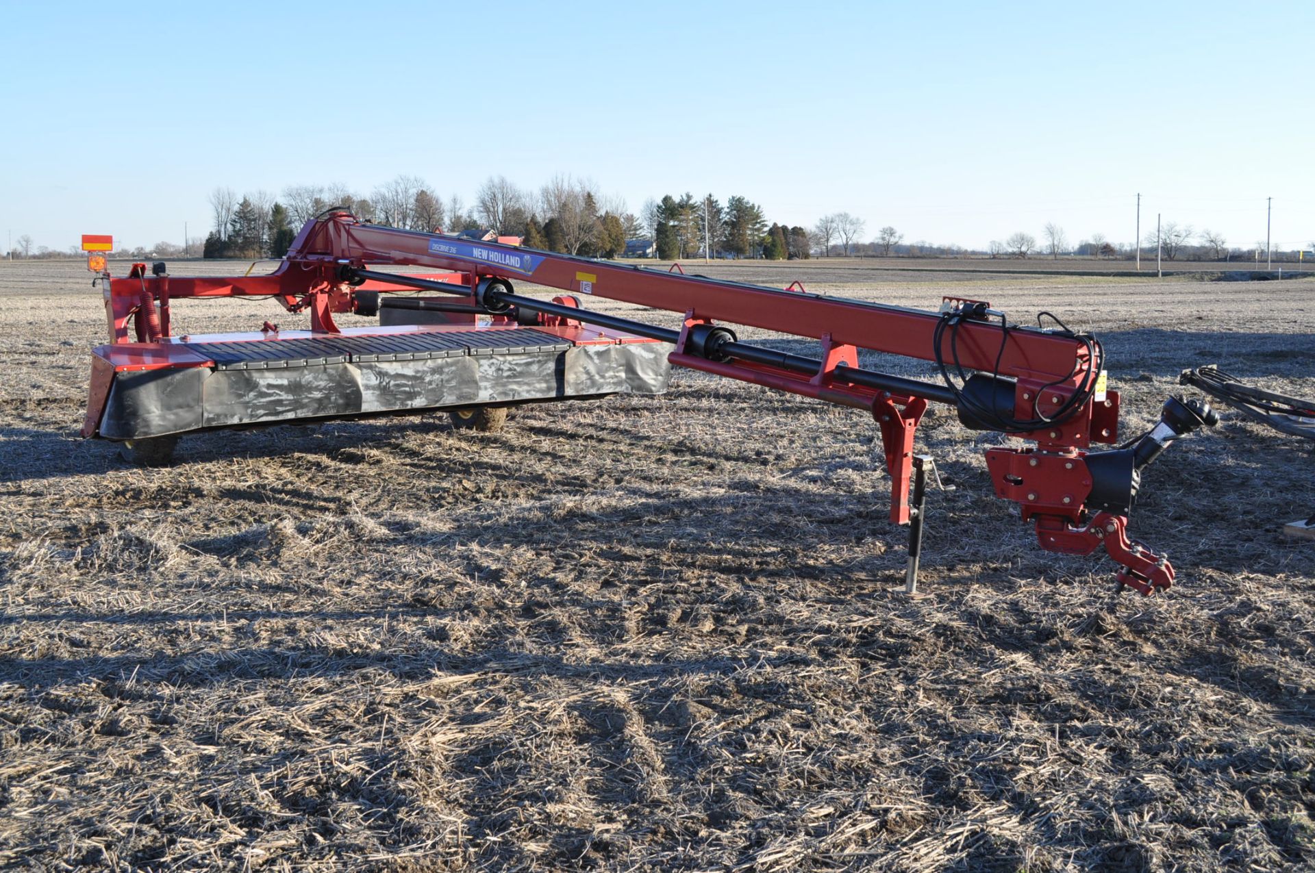 2014 New Holland 316 Mow Max II 16’ discbine, rubber on rubber rolls, center pivot, drawbar hitch, - Image 5 of 18