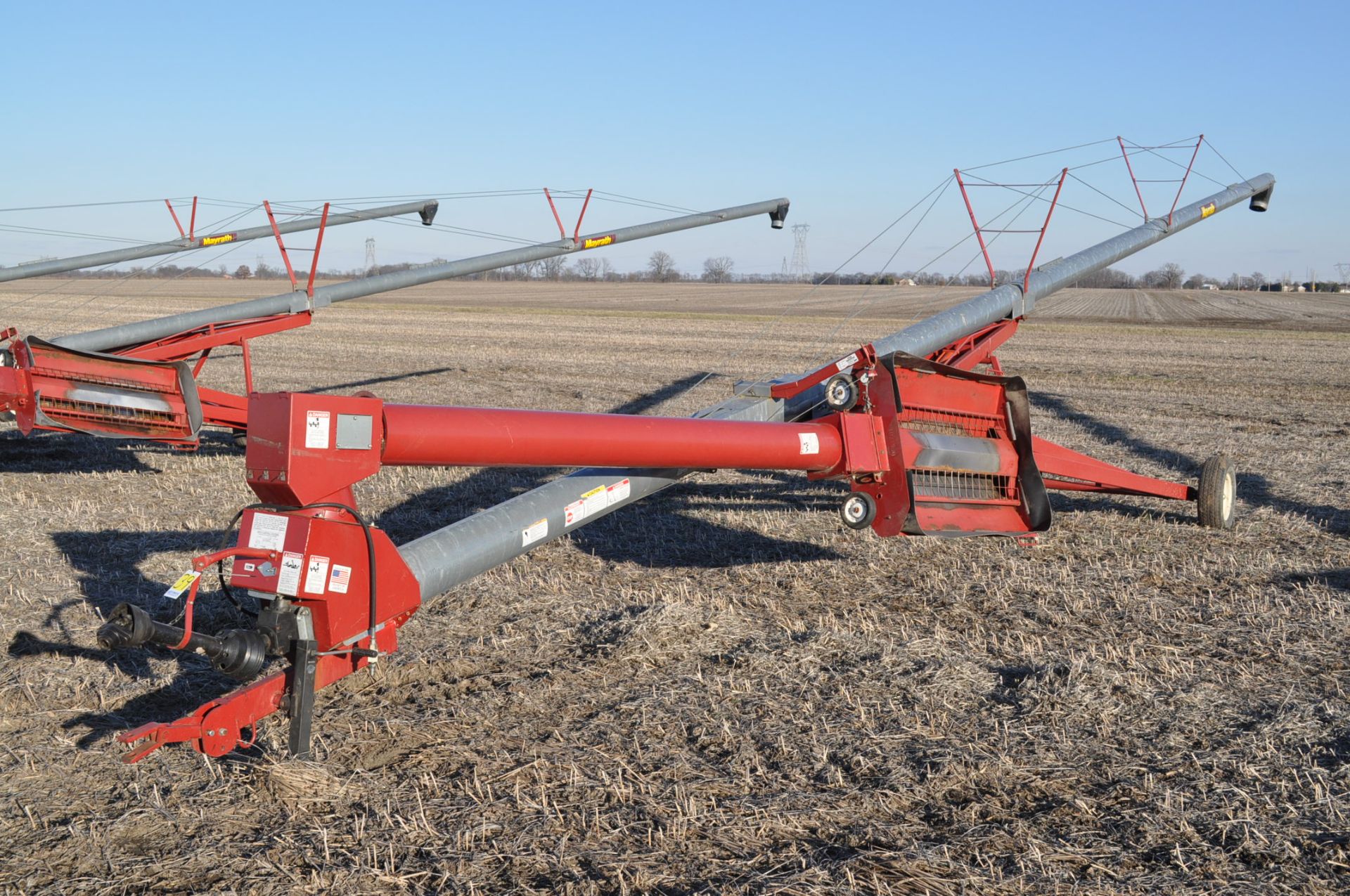 Mayrath 10” x 70’ swing-a-way auger, 540 pto