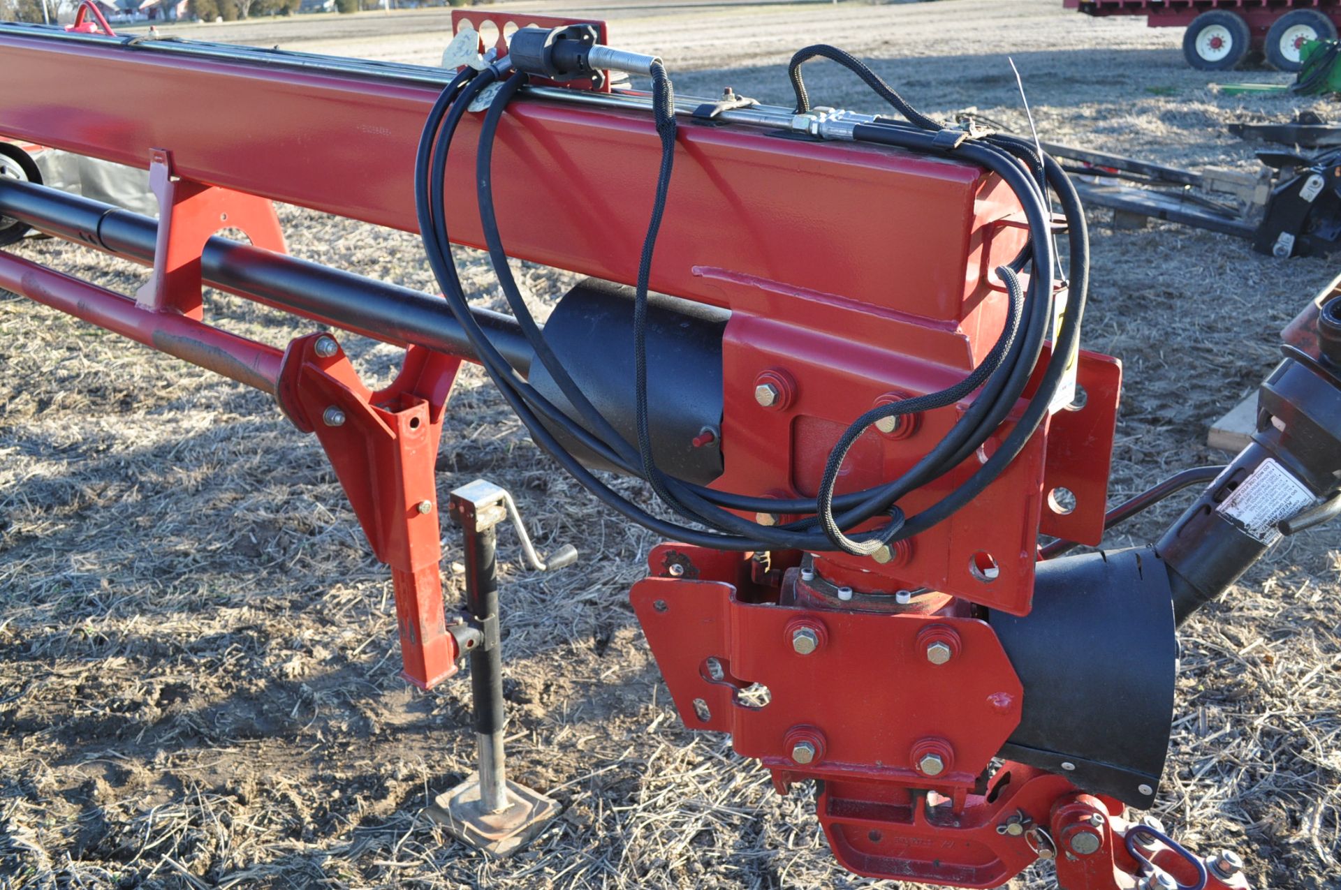 2014 New Holland 316 Mow Max II 16’ discbine, rubber on rubber rolls, center pivot, drawbar hitch, - Image 16 of 18