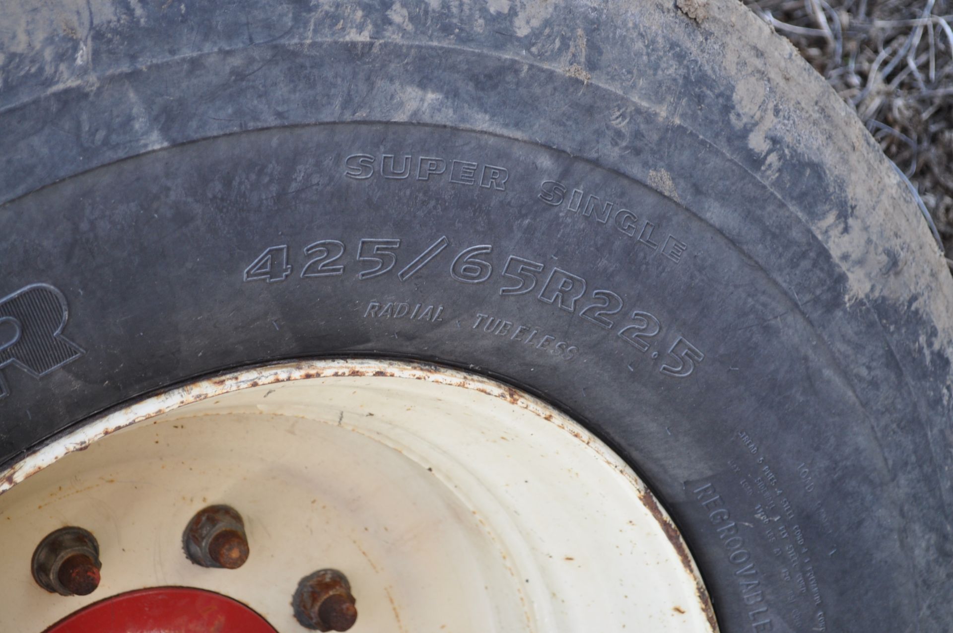 Meyer 8124 silage wagon, chain floor, 425/65 R 22.5 tires, tandem axle, hyd rear door, lights, - Image 8 of 12