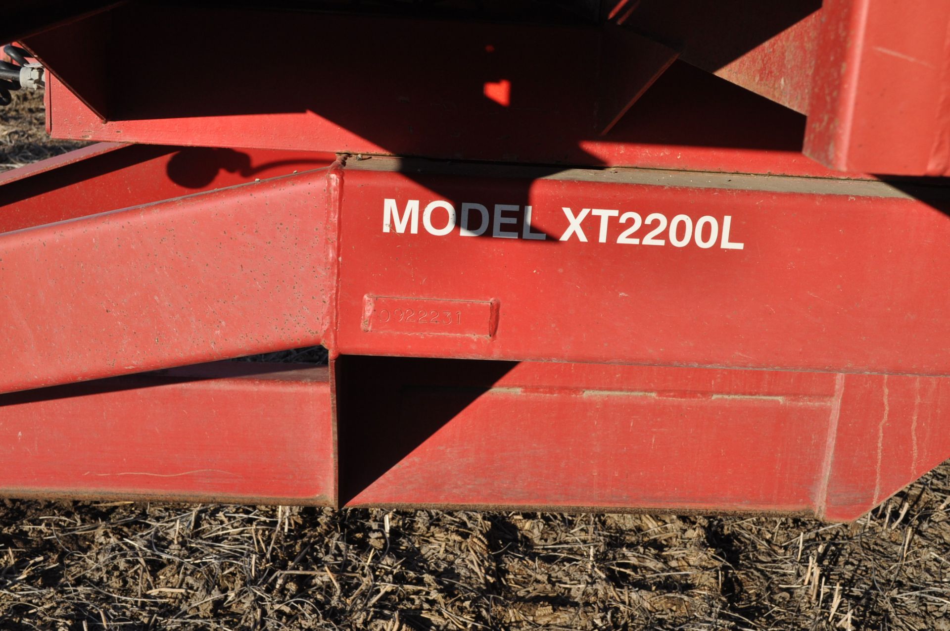 Meyer 8124 silage wagon, chain floor, 425/65 R 22.5 tires, tandem axle, hyd rear door, lights, - Image 6 of 12