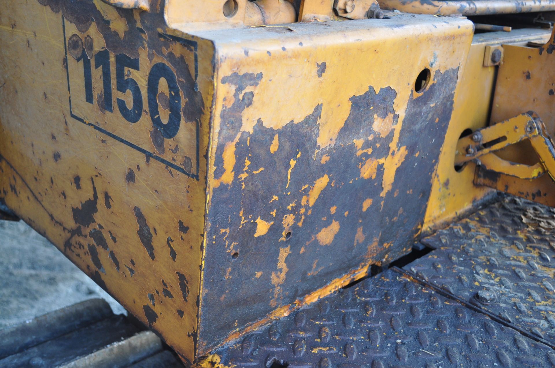 Case 1150 dozer, 8’ 4 way blade, rear hitch, diesel, shows 1250 hrs, hrs unkown, SN missing - Image 11 of 11