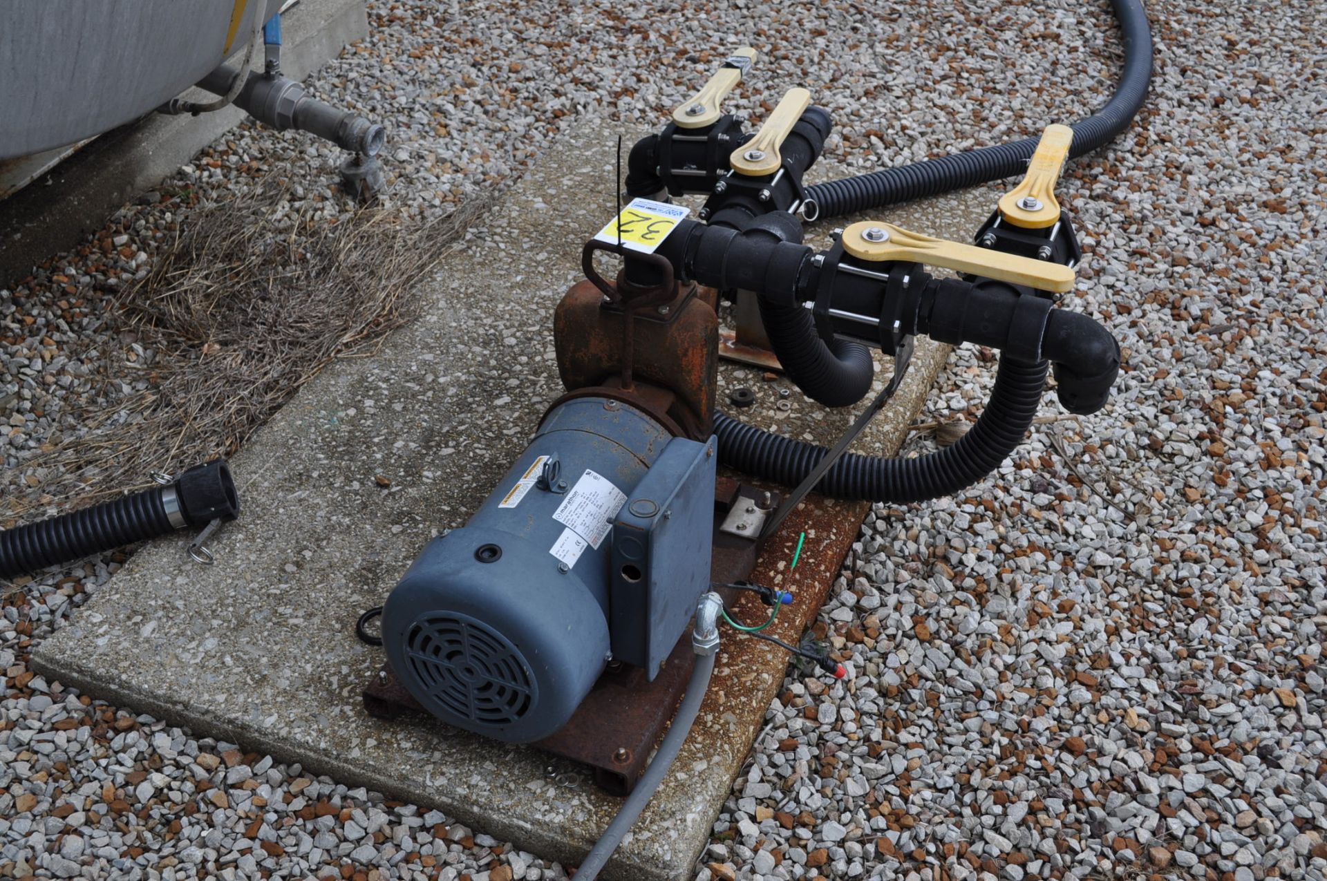 2" transfer pump, electric motor drive - Image 2 of 3