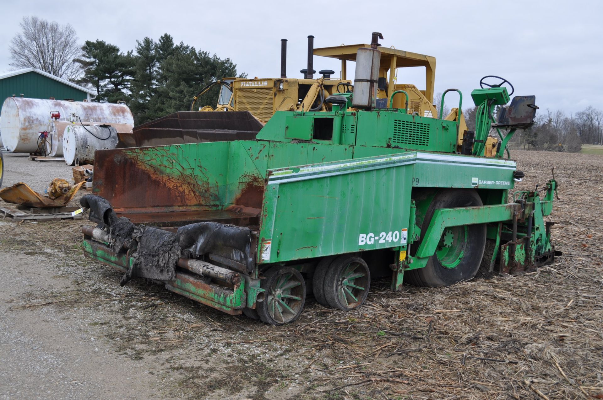 Barber Greene BG-240 paver, JD diesel, SN BG240X540 - Image 2 of 12