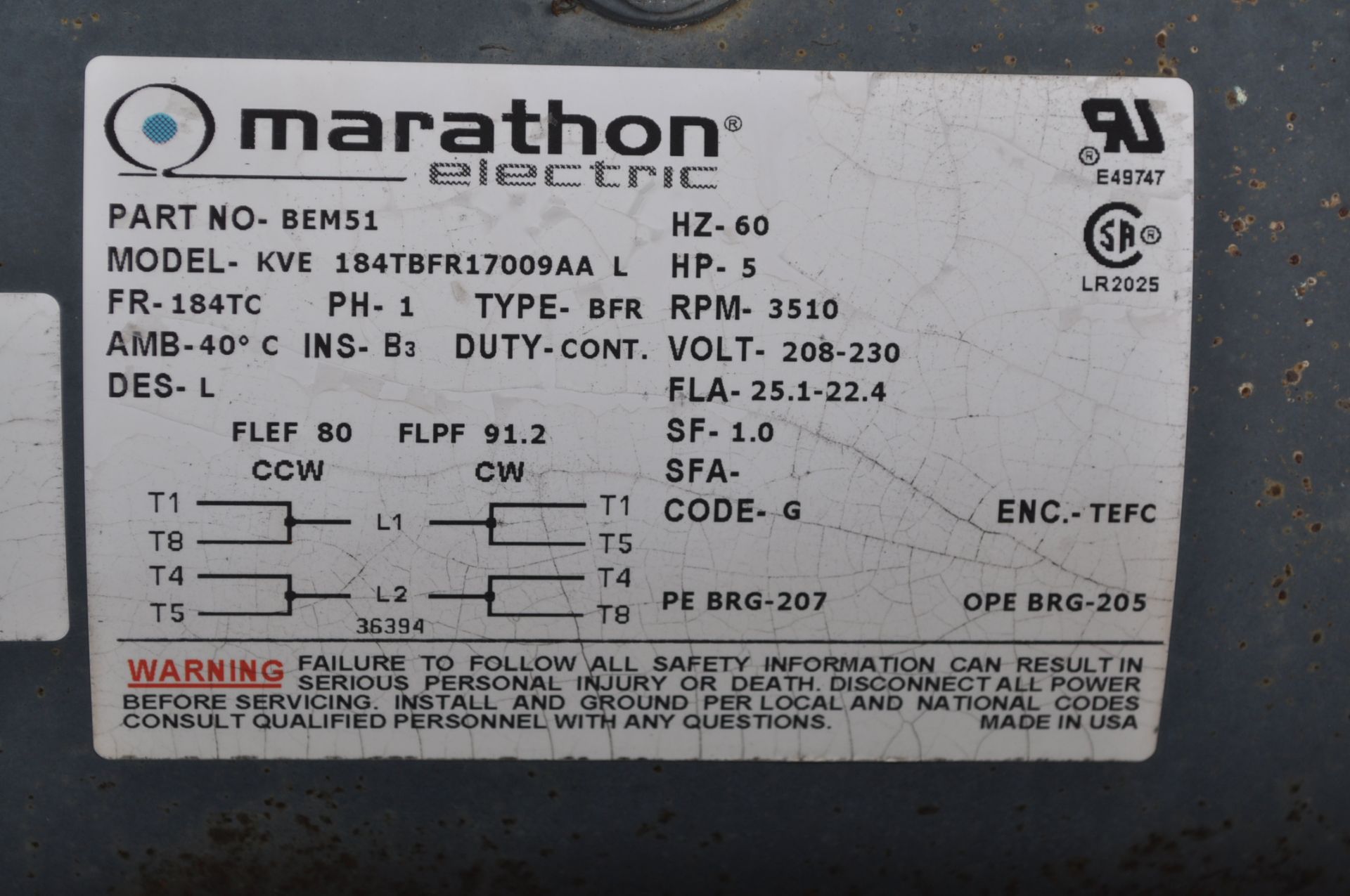 2" transfer pump, electric motor drive - Image 3 of 3