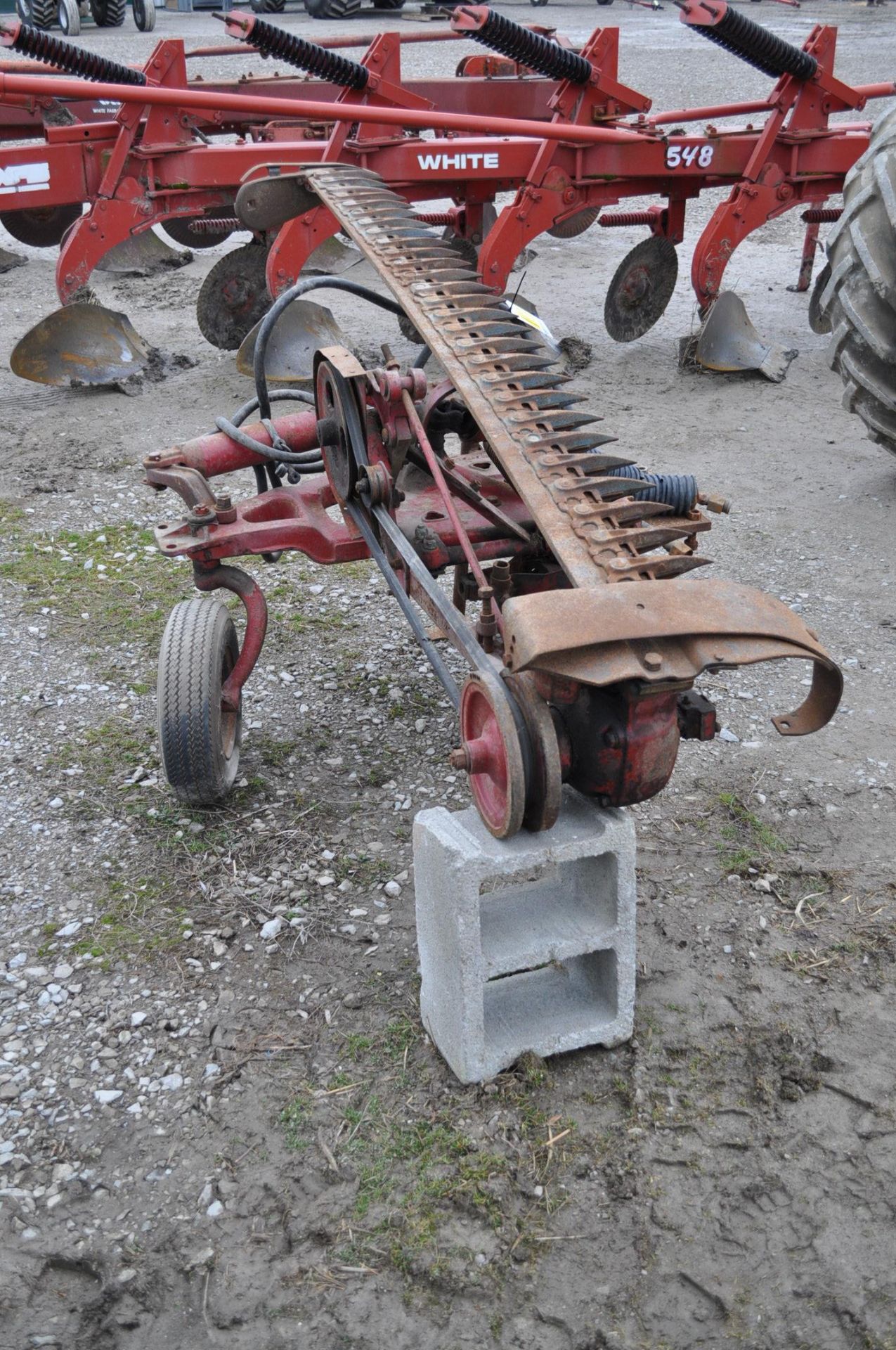 7’ IHC Sickle Bar mower mounted pkg for Farmall H - Image 4 of 6