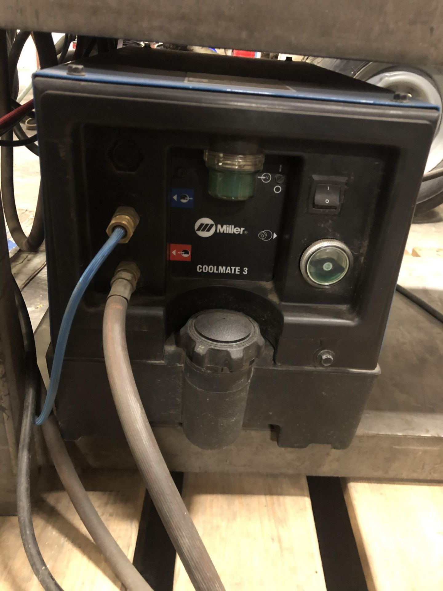 Miller DialARC HF TIG/Stick welder, set up for TIG welding, 50' TIG leads, single phase - Image 5 of 7