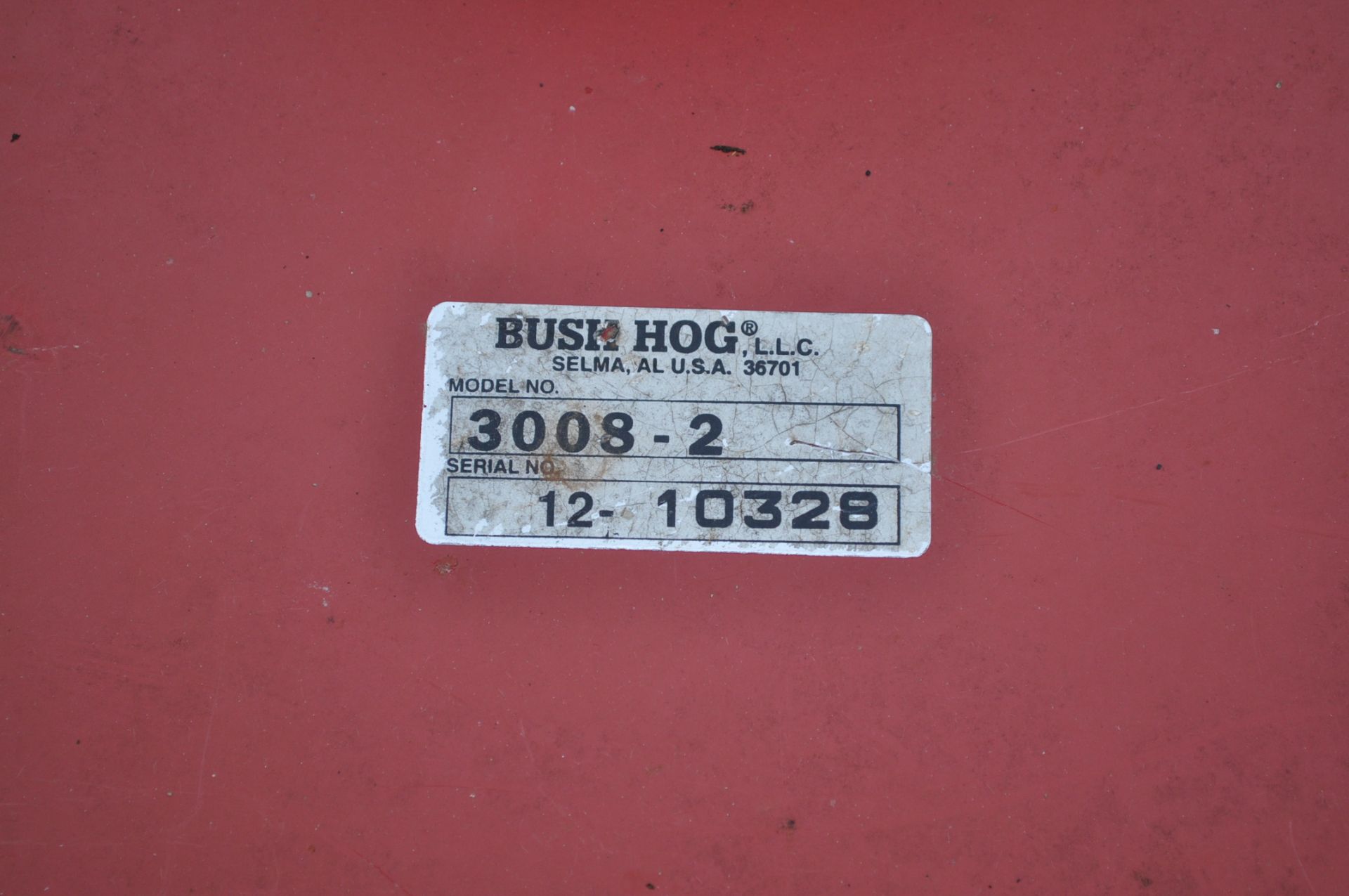 Brush Hog 3008 rotay mower, dual blades, 540 PTO, tail wheels - Image 6 of 7