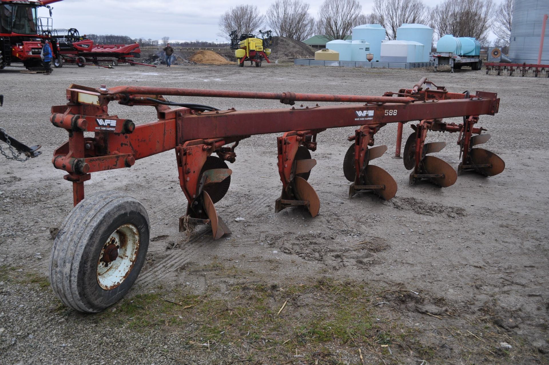 White 588 Plow 5-18” toggle trip - Image 3 of 11