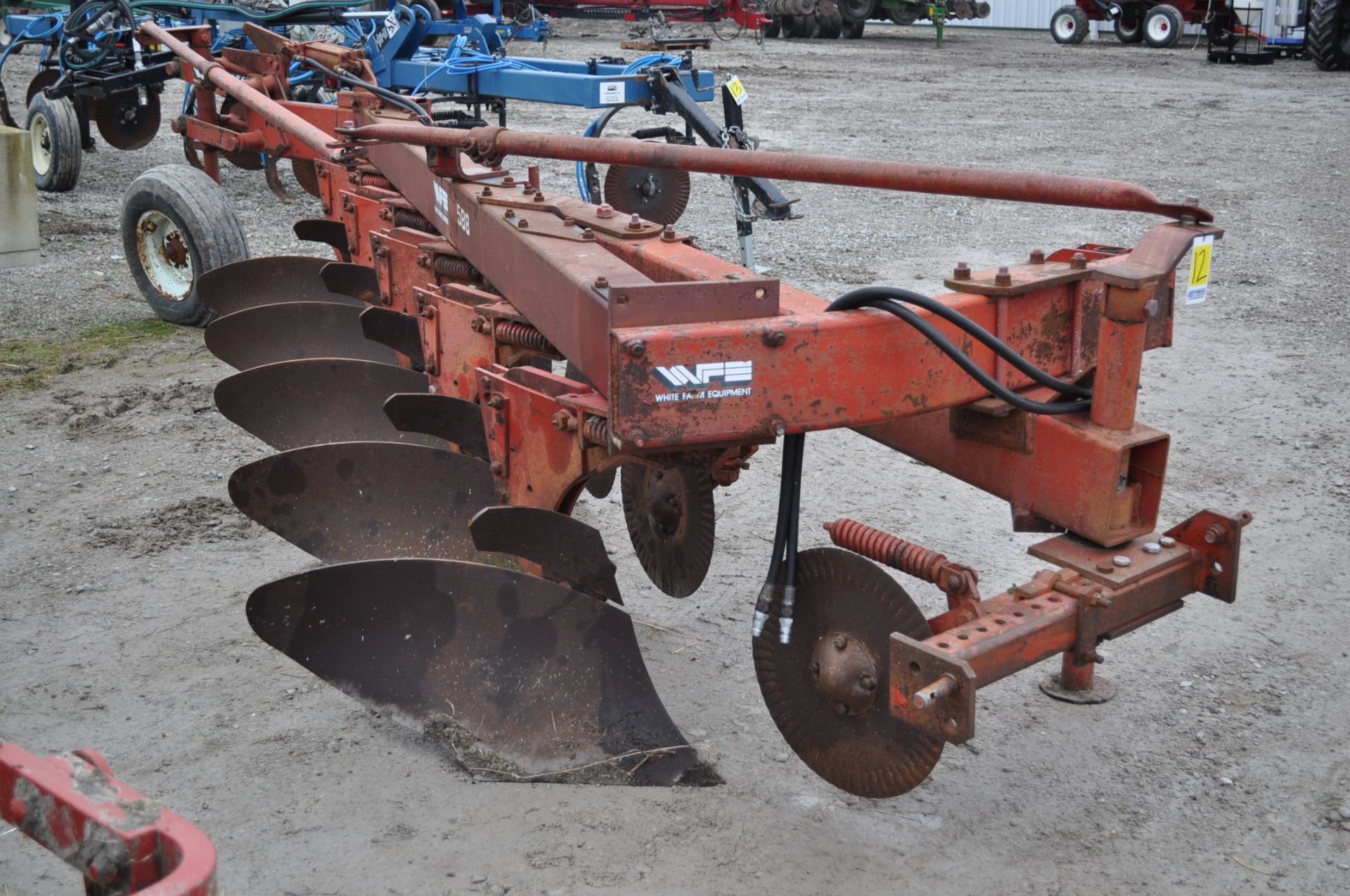 White 588 Plow 5-18” toggle trip - Image 2 of 11