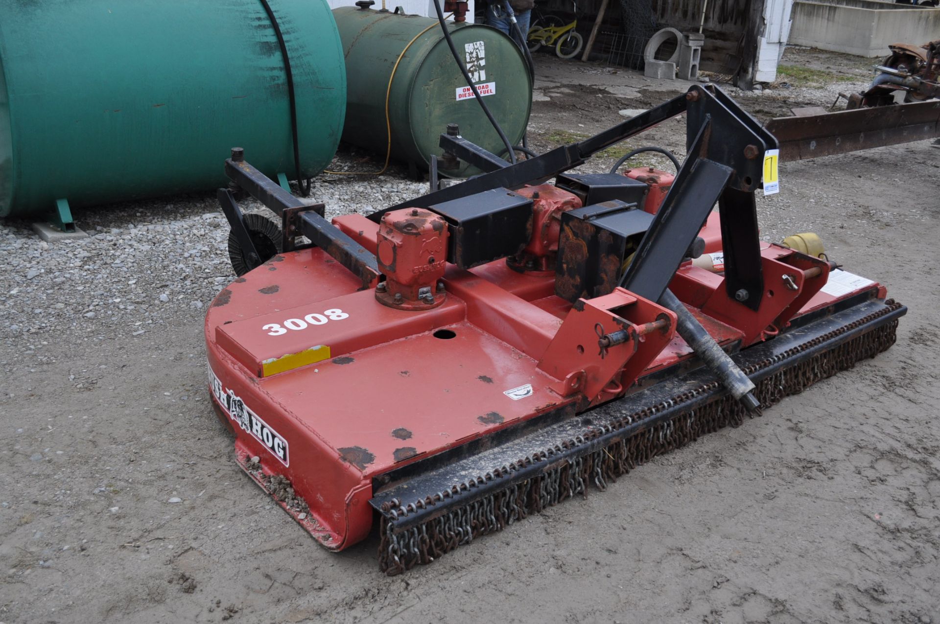 Brush Hog 3008 rotay mower, dual blades, 540 PTO, tail wheels - Image 2 of 7