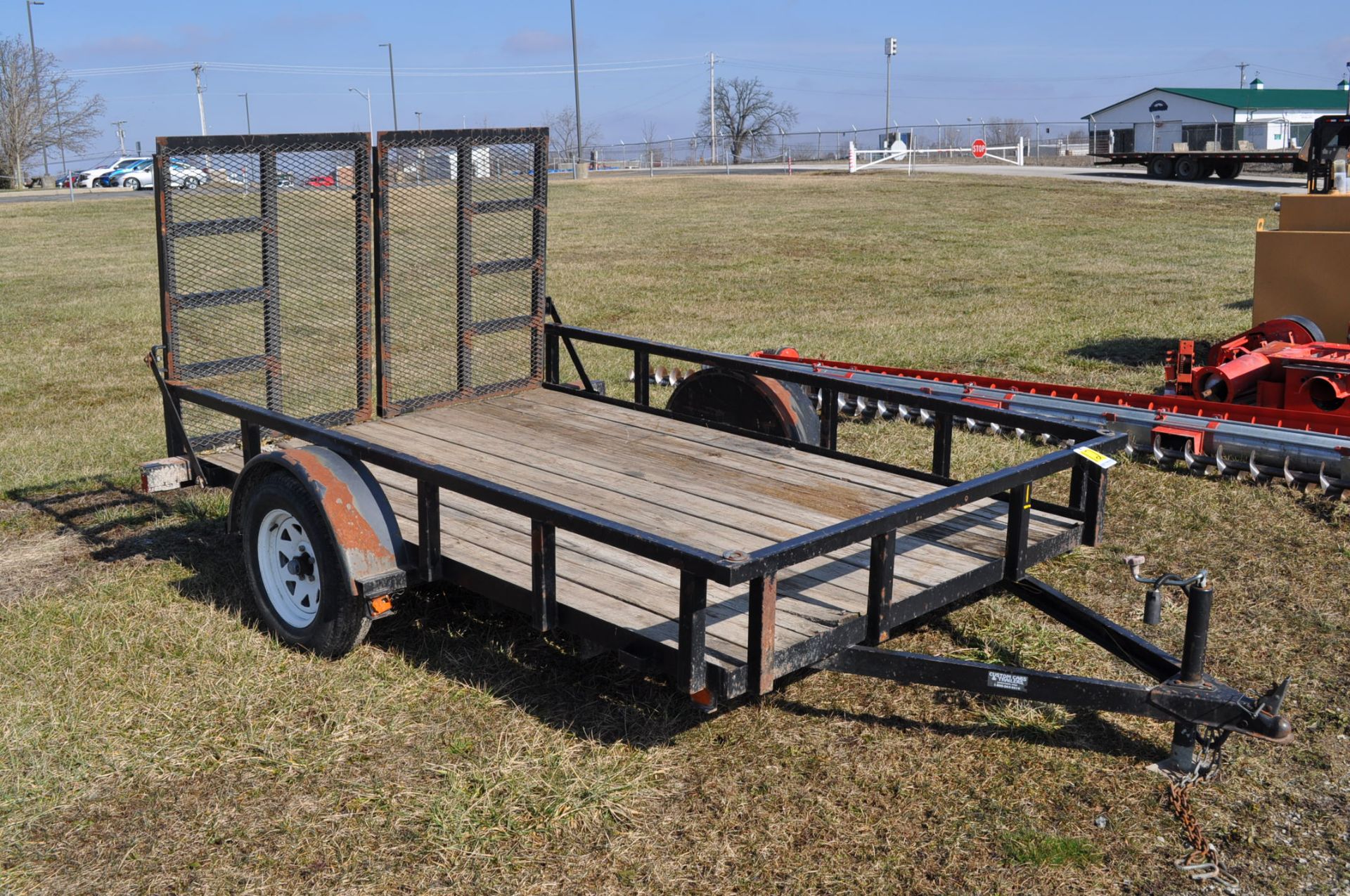 Top Trailer 5 ½’ X 10’ long single axle trailer, NO TITLE - Image 2 of 5