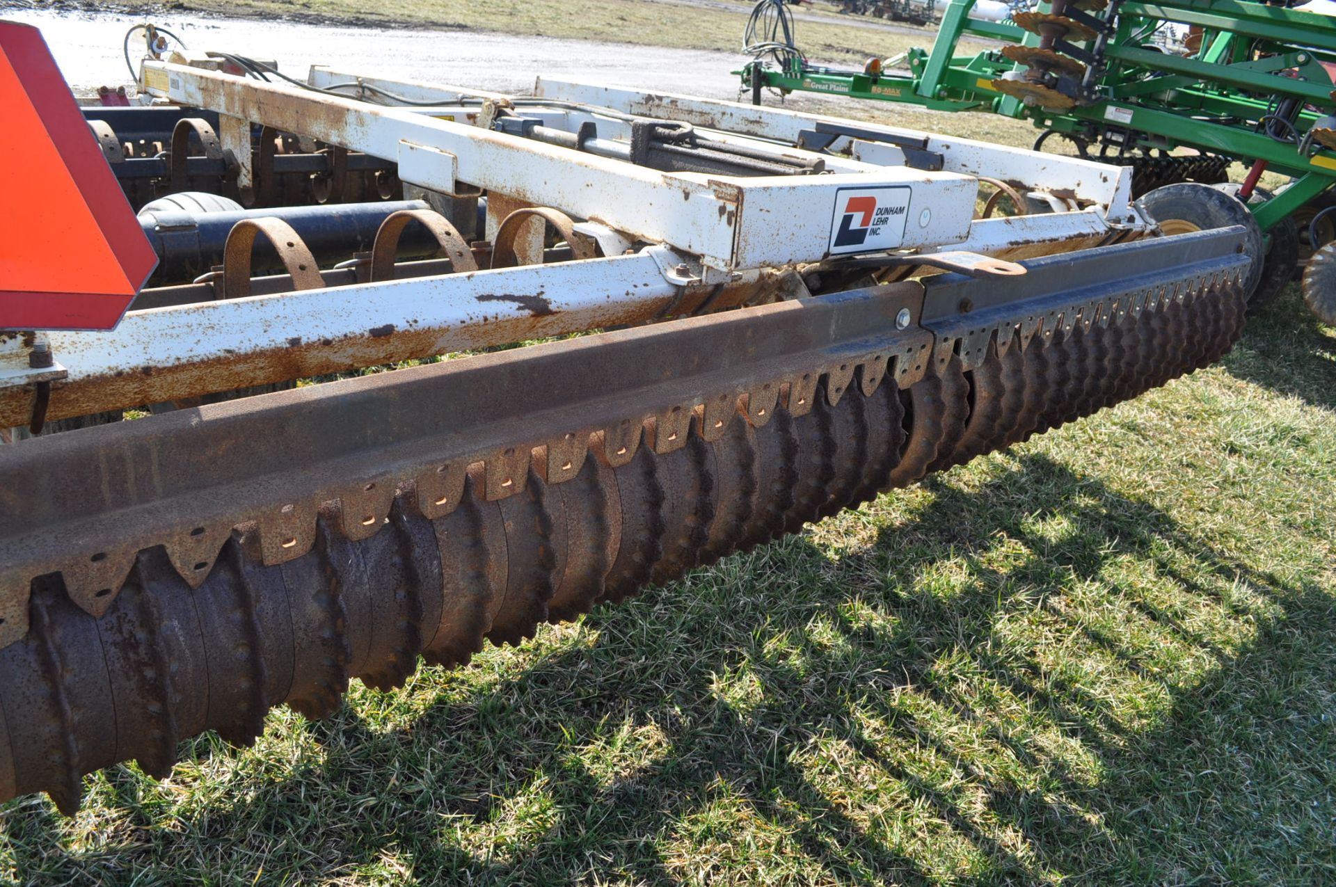 12’ Dunham Lehr cultimulcher, rear hitch, hyd raise - Image 9 of 9