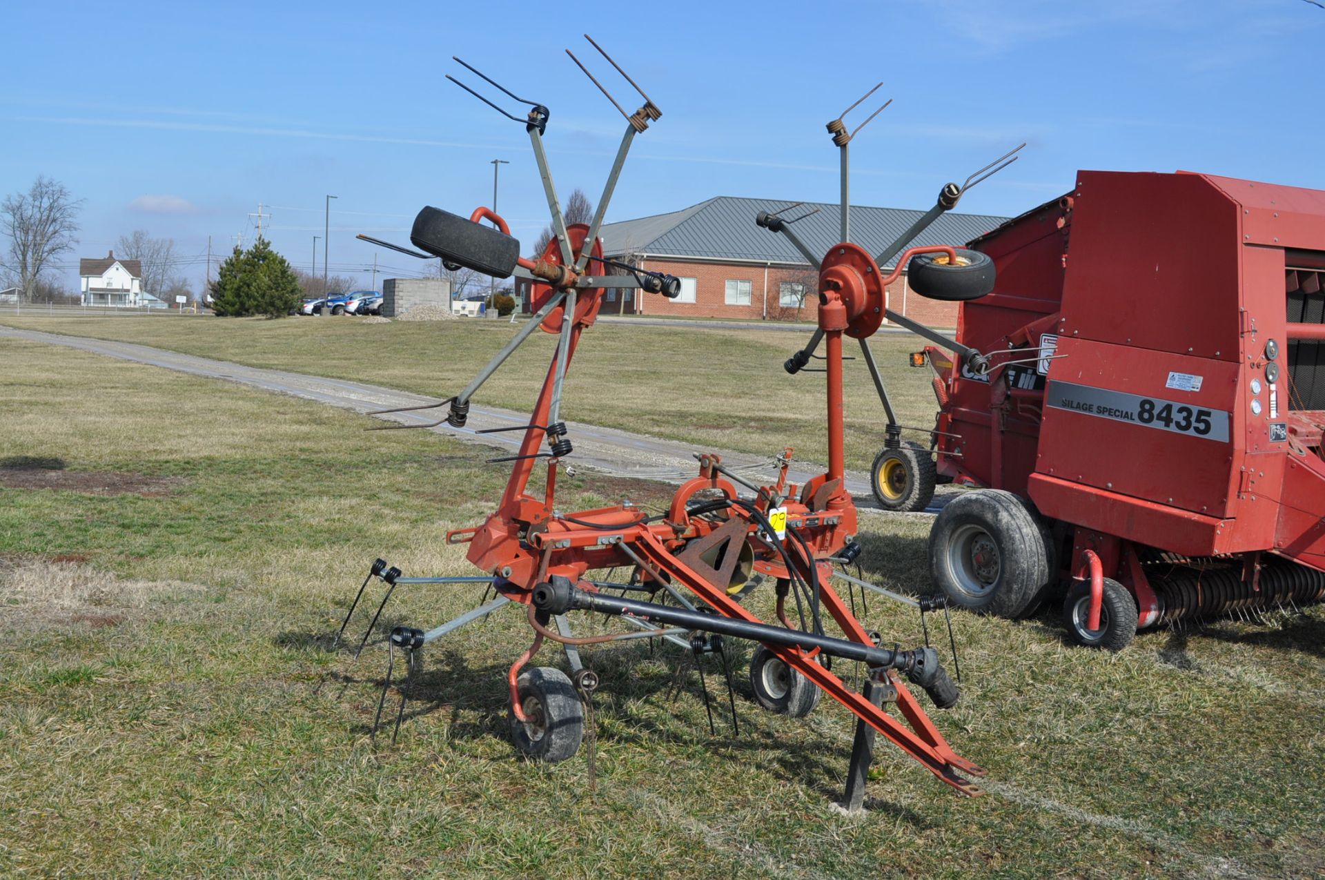 Agco 3727 4 basket tedder, hyd fold, pull type, 540 PTO - Image 2 of 6