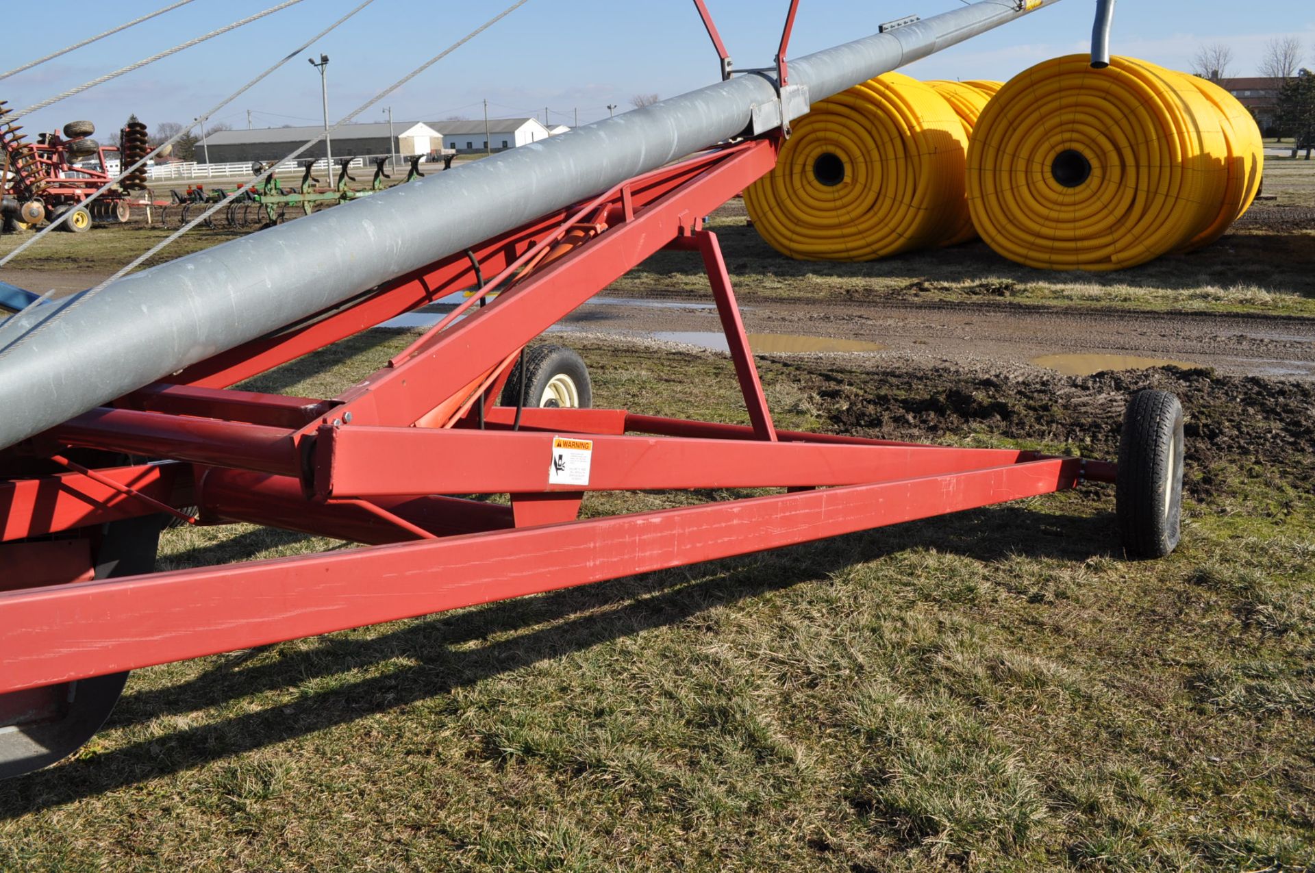 8"x62' Mayrath swing away auger, 540 PTO, hyd raise - Image 5 of 6