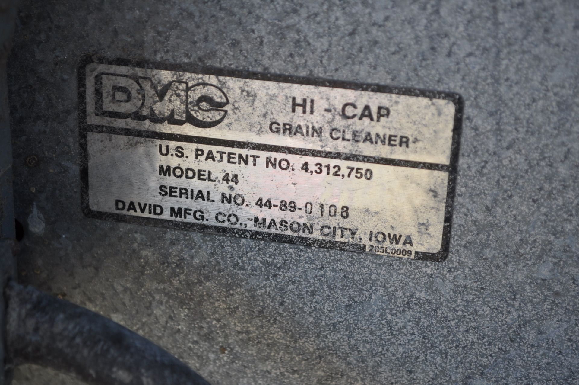 HY-CAPP #44 rotary grain cleaner, 220V electric - Image 5 of 5