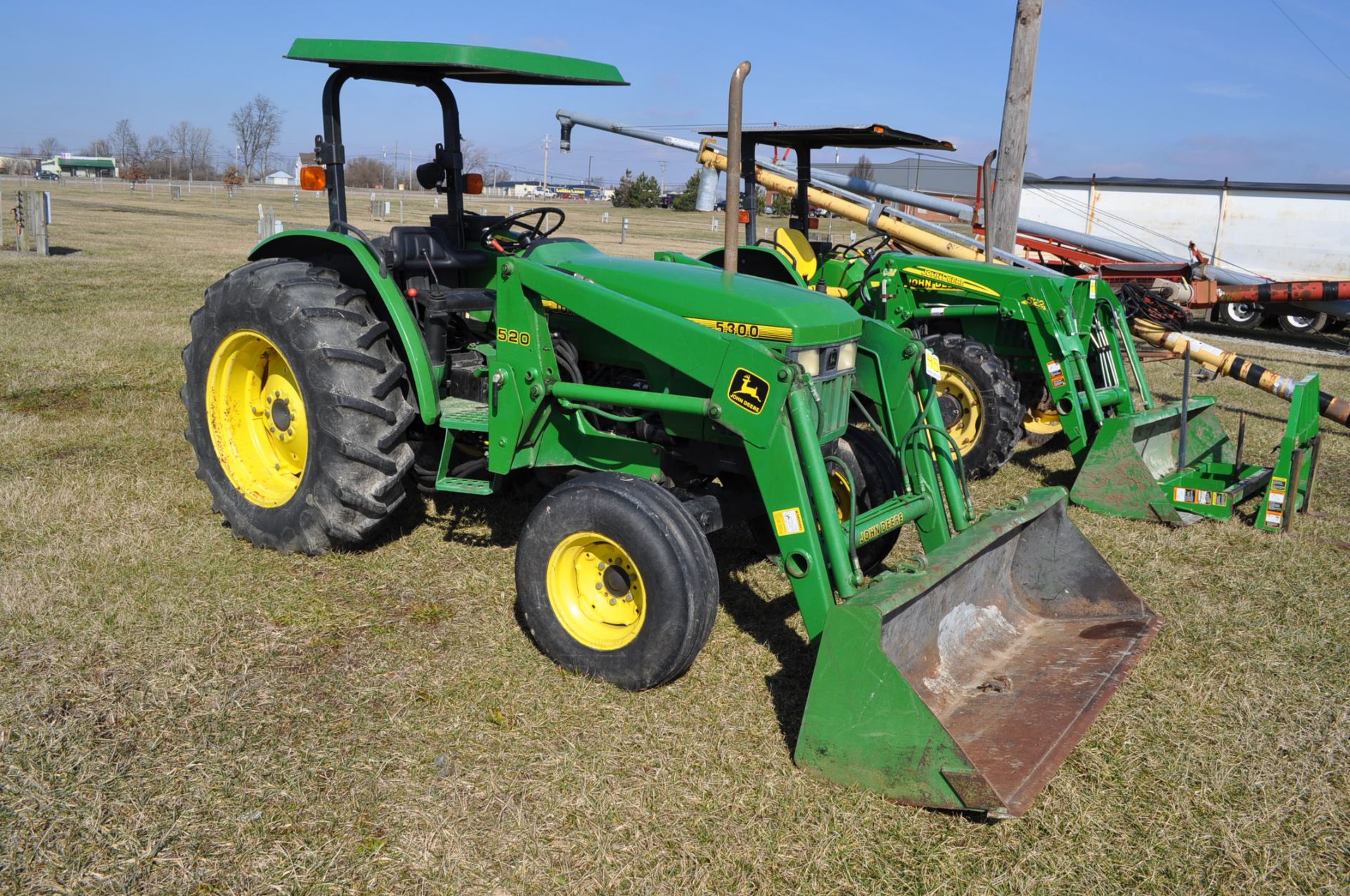 John Deere 5300 tractor, 16.9-3- rear, 9.50L-15 front, diesel, 2 hyd remotes, 540 PTO, 3 pt, - Image 2 of 14