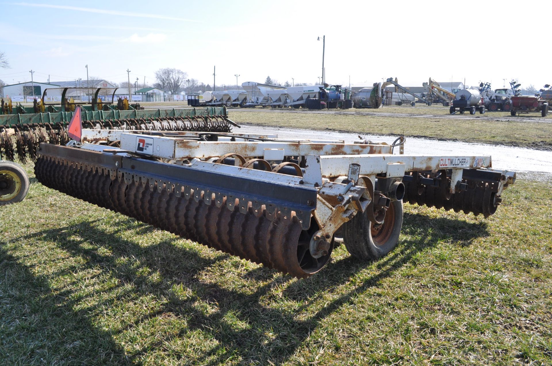 12’ Dunham Lehr cultimulcher, rear hitch, hyd raise - Image 3 of 9