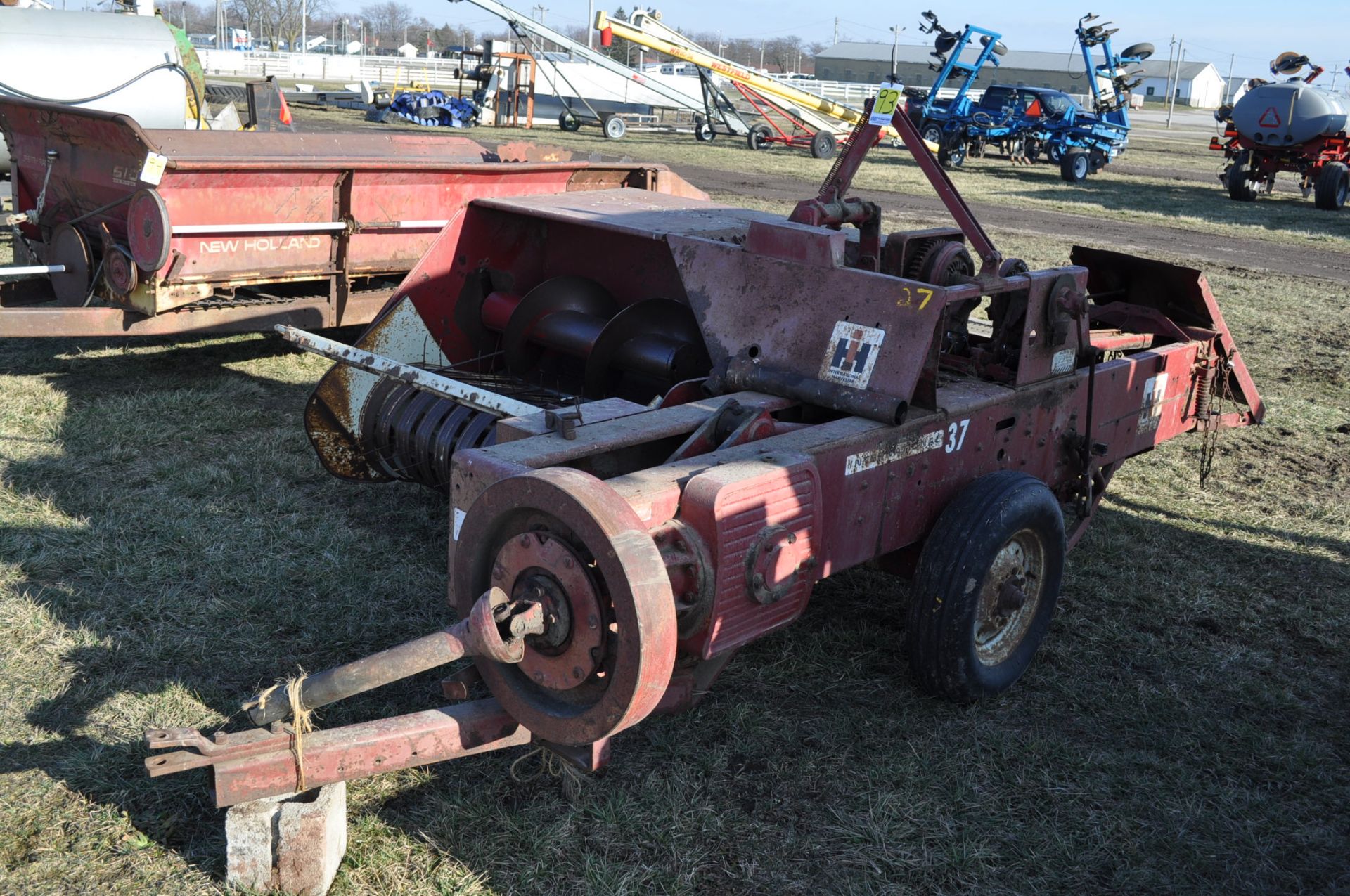 International 37 square baler, 540 PTO, twine tie, SN 12250M, bought new