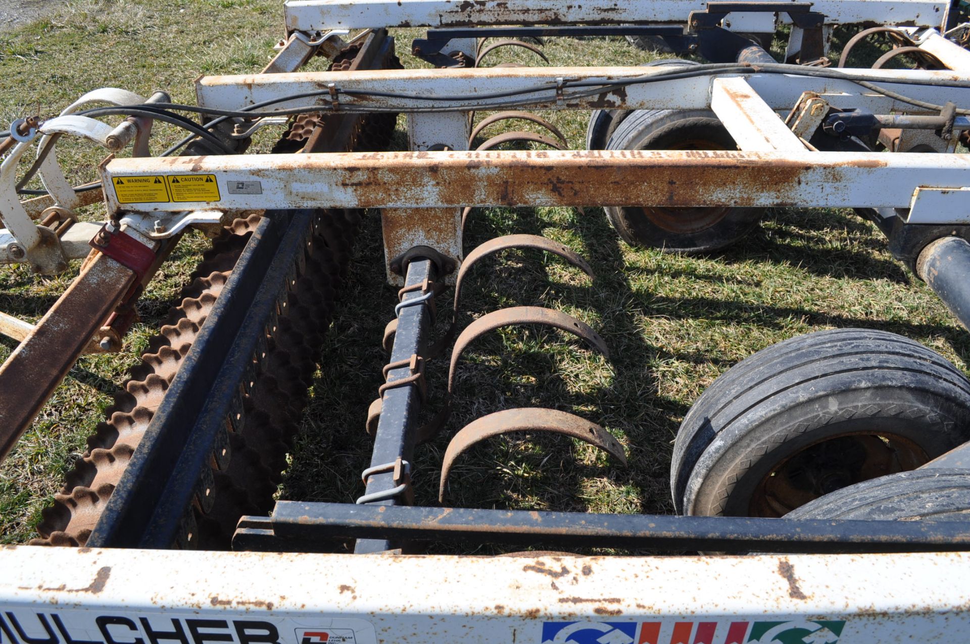 12’ Dunham Lehr cultimulcher, rear hitch, hyd raise - Image 6 of 9