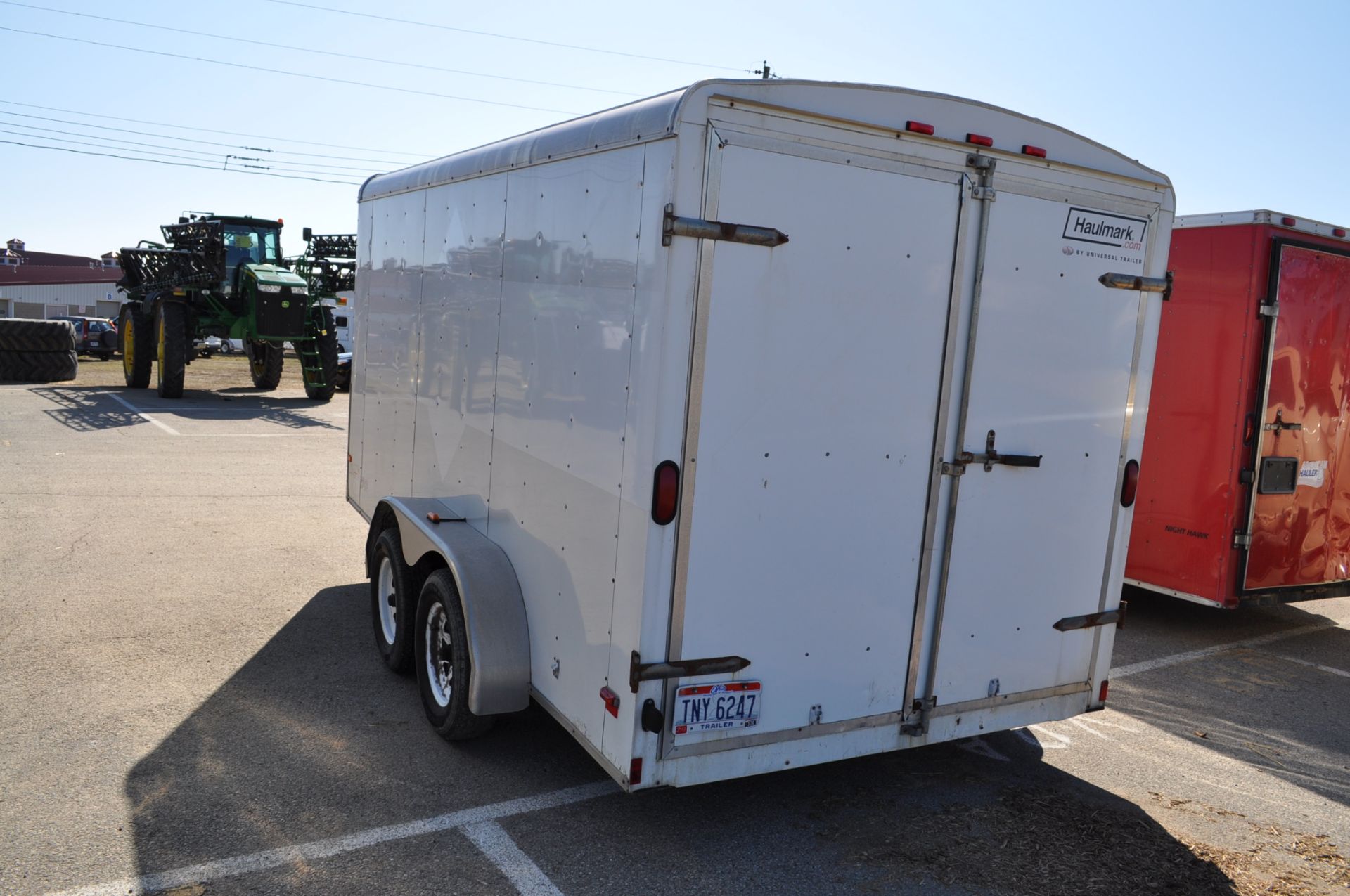 2008 Haulmark trailer, 7’x14’, bumper pull, tandem axle, 72” rear swing door - Image 4 of 12