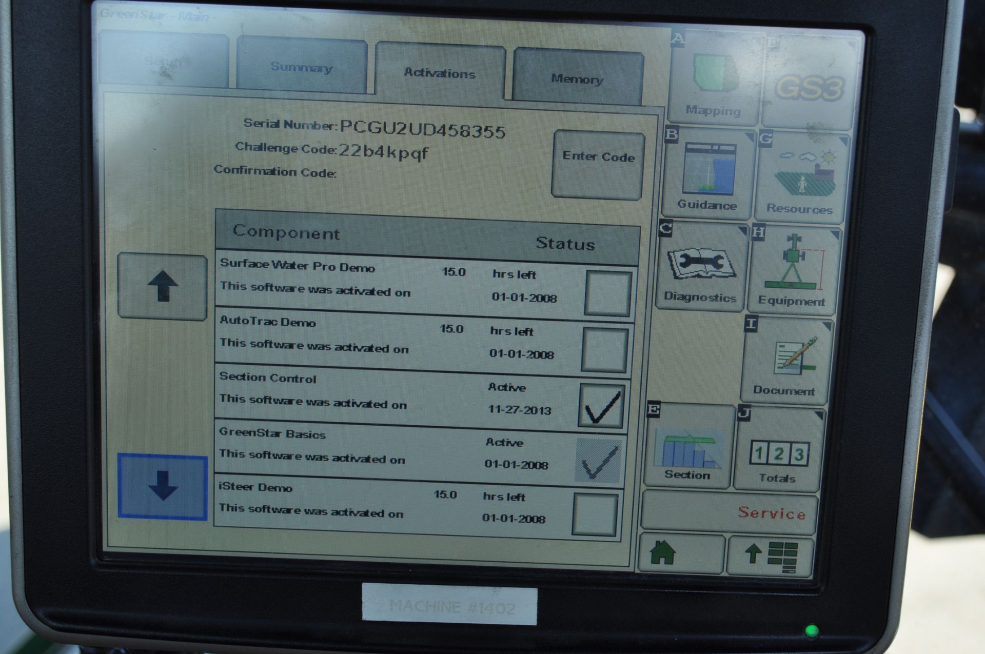 2014 JD 4940, 120’ booms, 1200 gal. SS tank, 2630 monitor, Boom Trac, Auto Trac, VF420/95R50 - Image 25 of 29