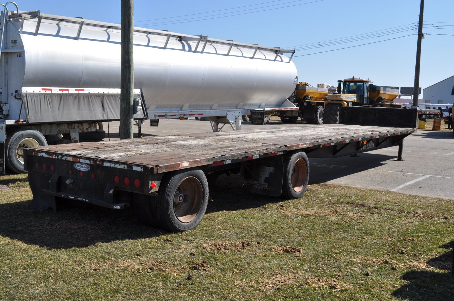 1998 48’ Fontaine drop-deck trailer, 10’ neck, 38’ drop, 10’ spread axles - Image 3 of 11